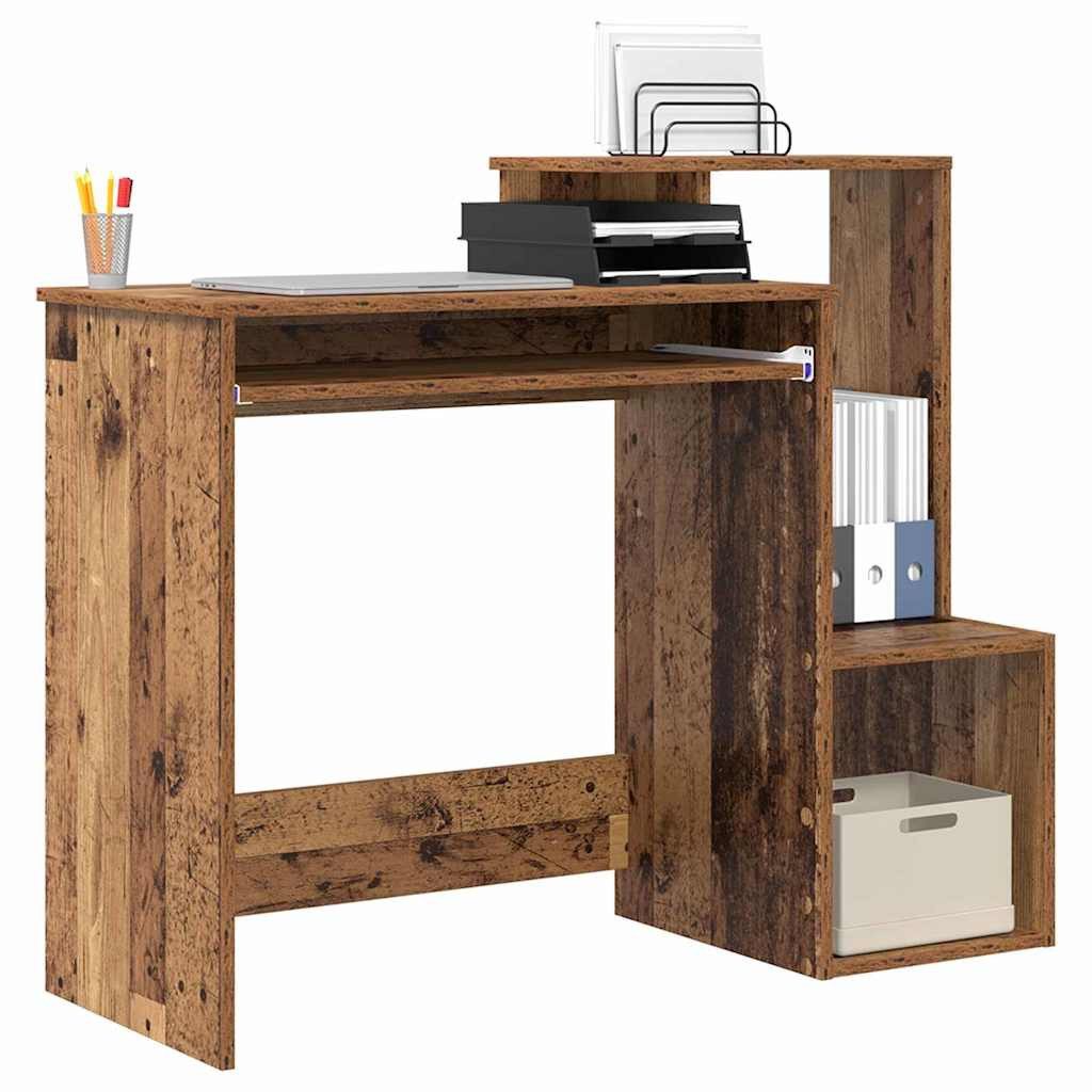 vidaXL Schreibtisch Schreibtisch Altholz 106 x 41 x 88.5 cm Holzwerkstoff (1-St)