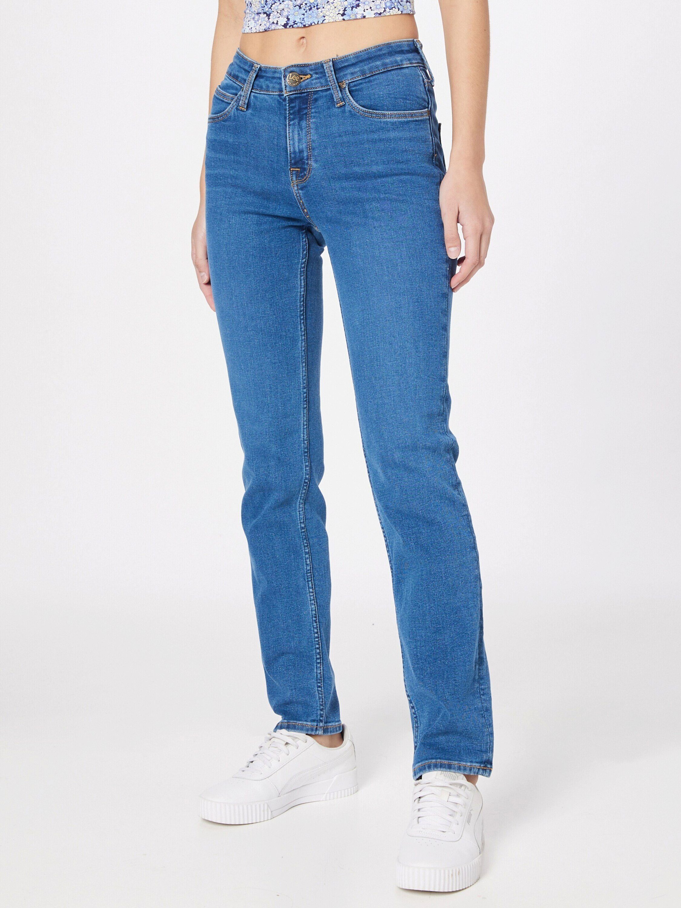 Lee® Regular-fit-Jeans MARION STRAIGHT (1-tlg) Plain/ohne Details