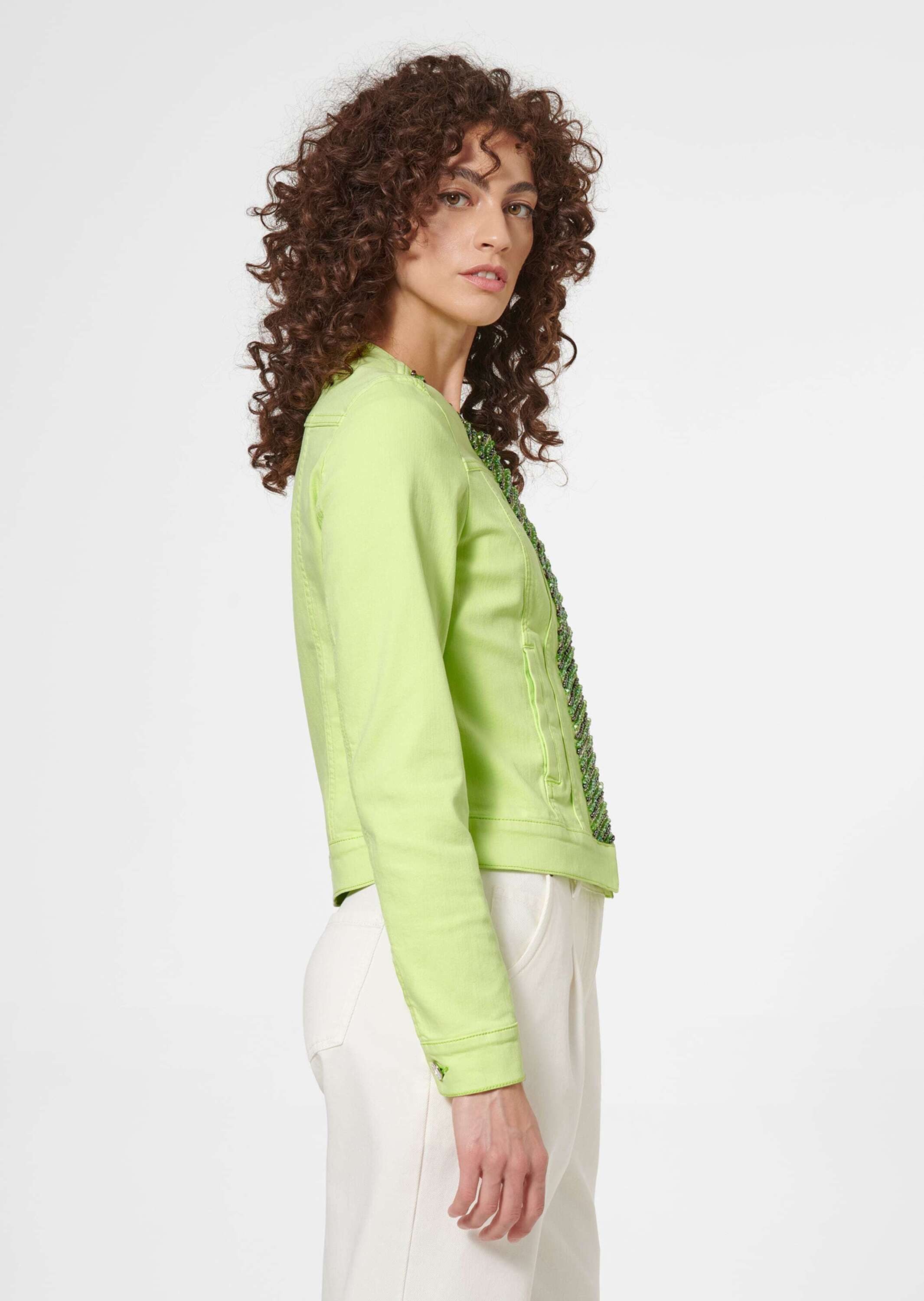 MADELEINE Jeansjacke Jeansjacke mit Schmucksteinen