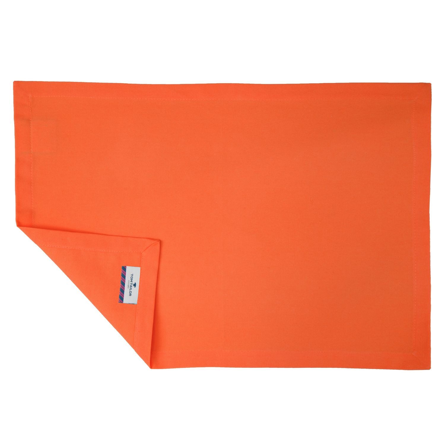 TOM TAILOR Platzset DOVE Tisch Set, (Spar-Set, 6-St), 35 x 50 cm in Orange