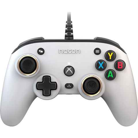 nacon Nacon NA005301 Xbox Compact Controller PRO, kabelgebunden, USB, weiß Gaming-Controller