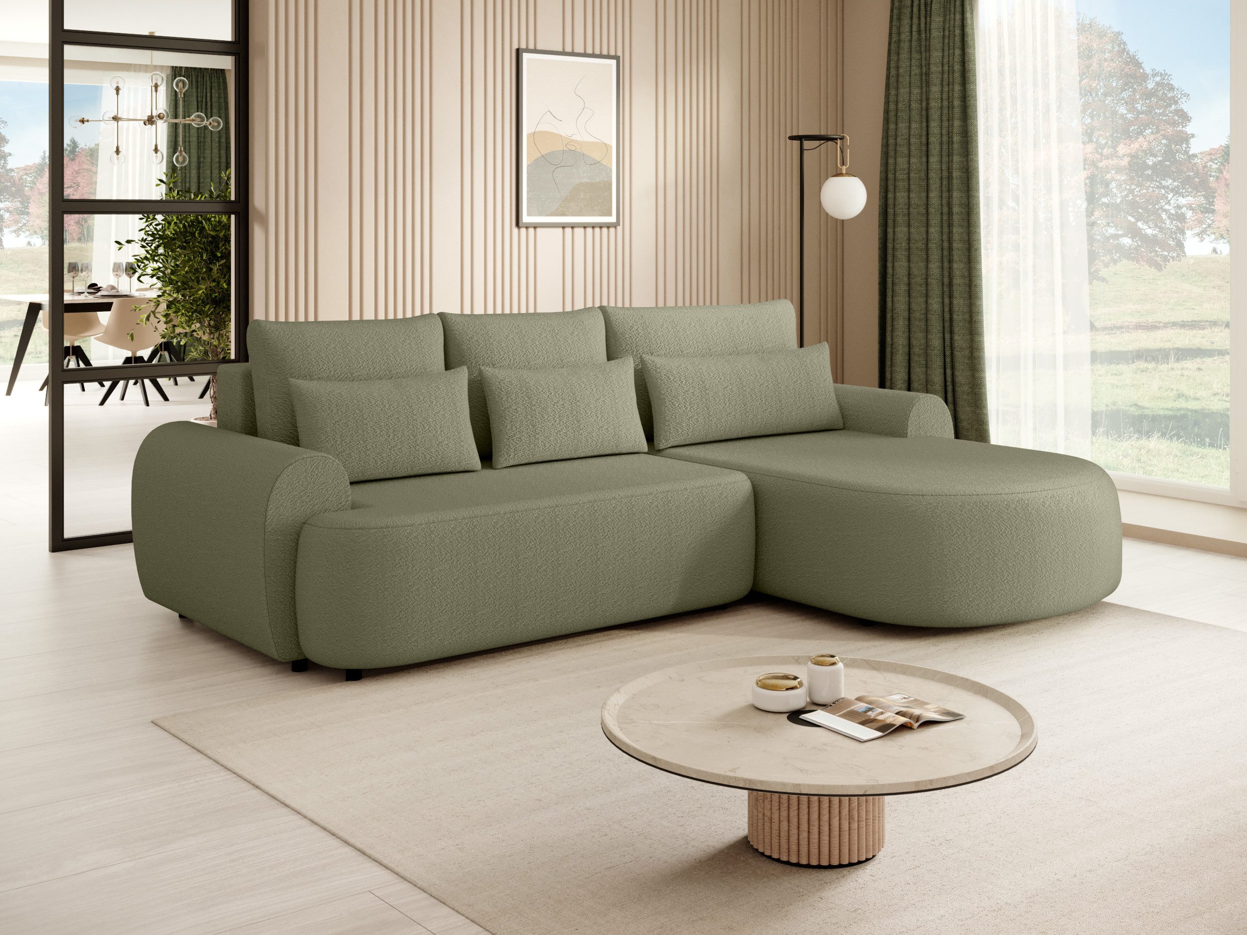 Beautysofa Ecksofa mit Schlaffunktion Olivio, mit günstig online kaufen