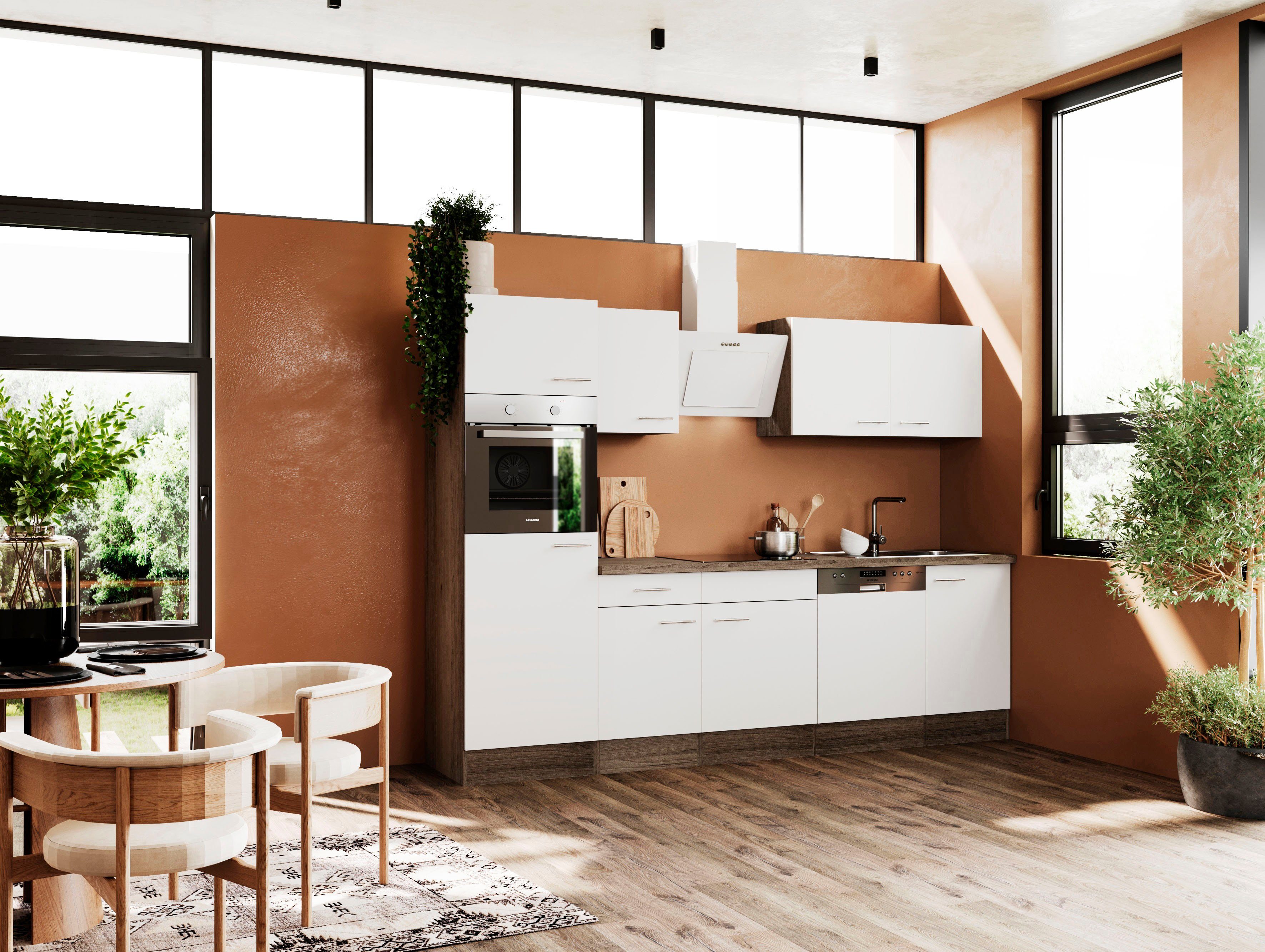 RESPEKTA Küche Oliver, Breite 280 cm, günstig online kaufen