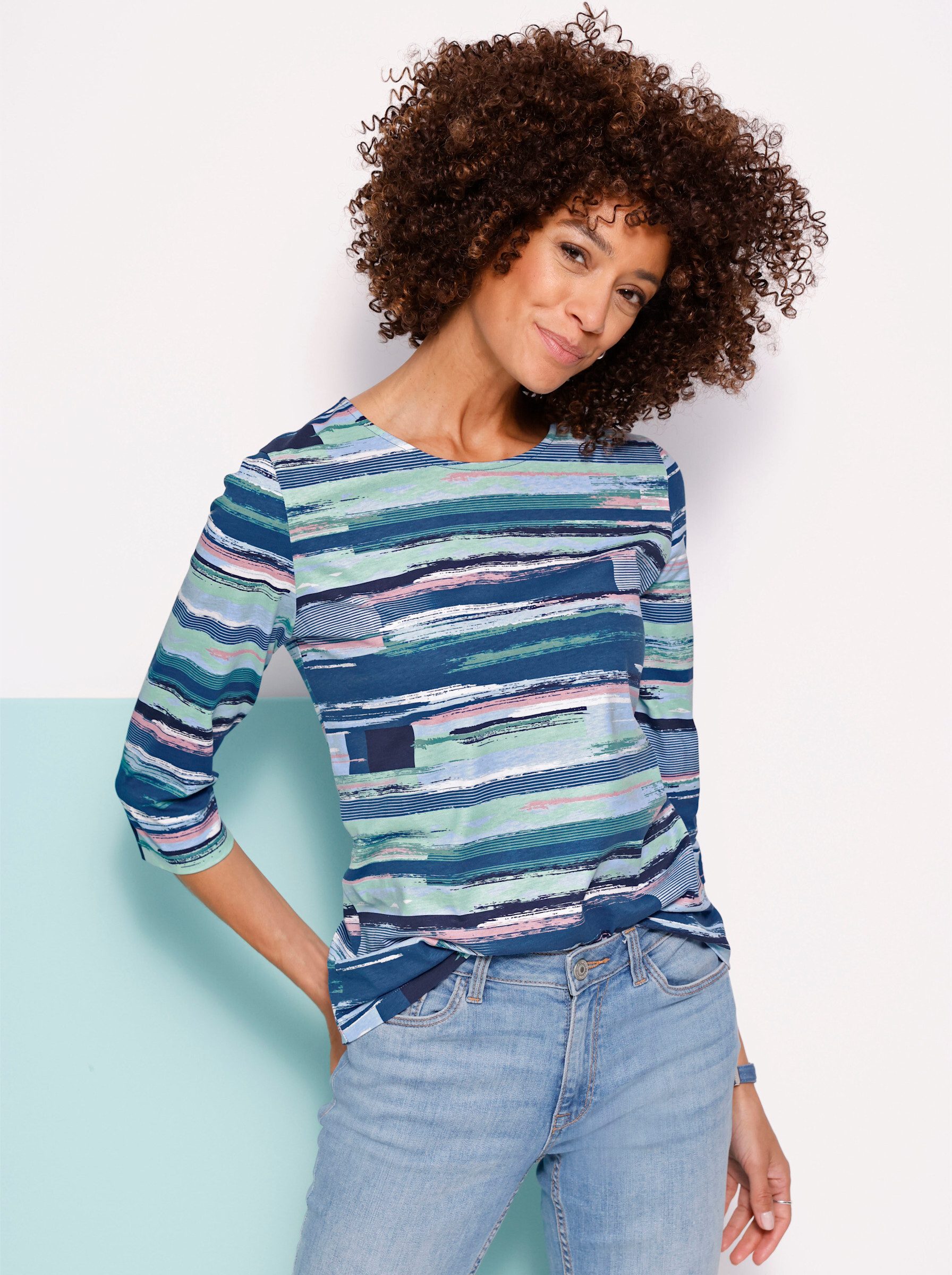 Sieh an! T-Shirt 3/4-Arm-Shirt 3/4-Arm – Bild 3 von 4