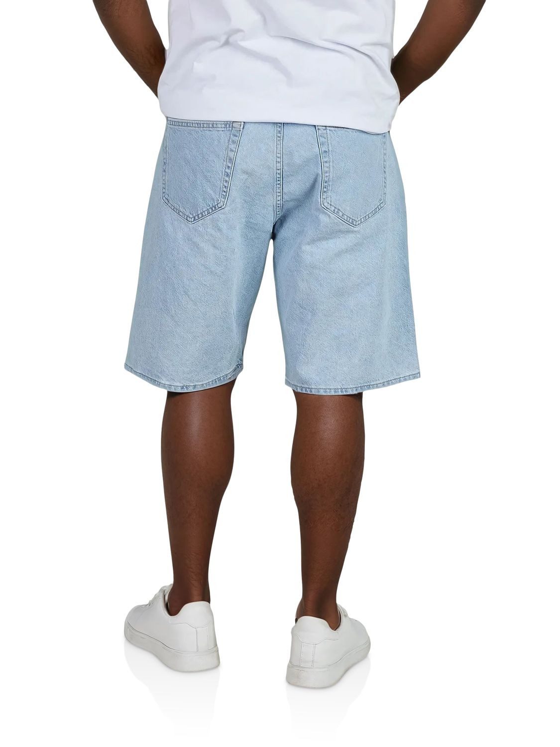Jack & Jones Jeansshorts Herren Shorts JJCOOPER SHORTS SQ Baggy Fit Bermudashorts aus 100% Baumwolle