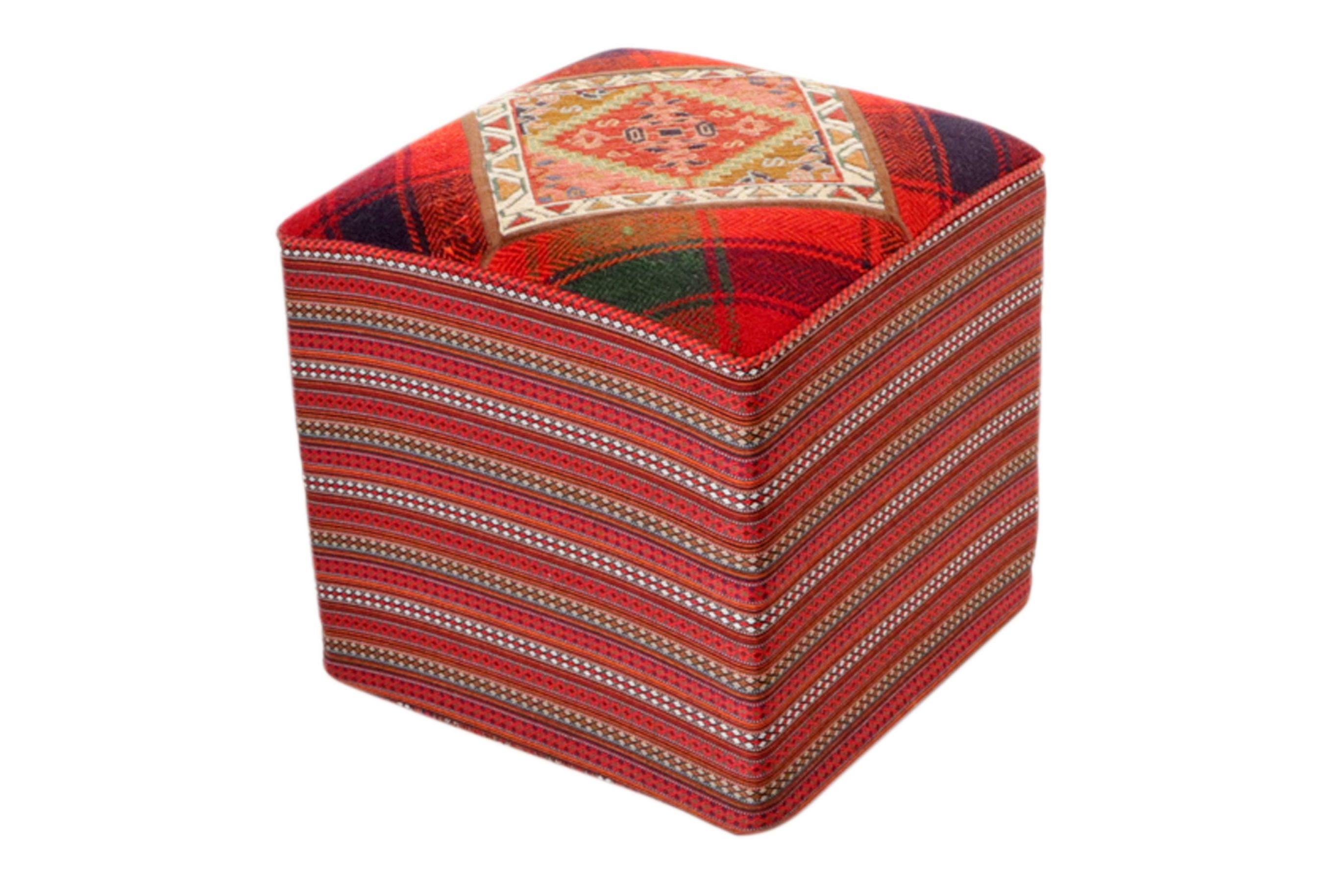 Rugtales Pouf Kelim Pouf 47x47cm