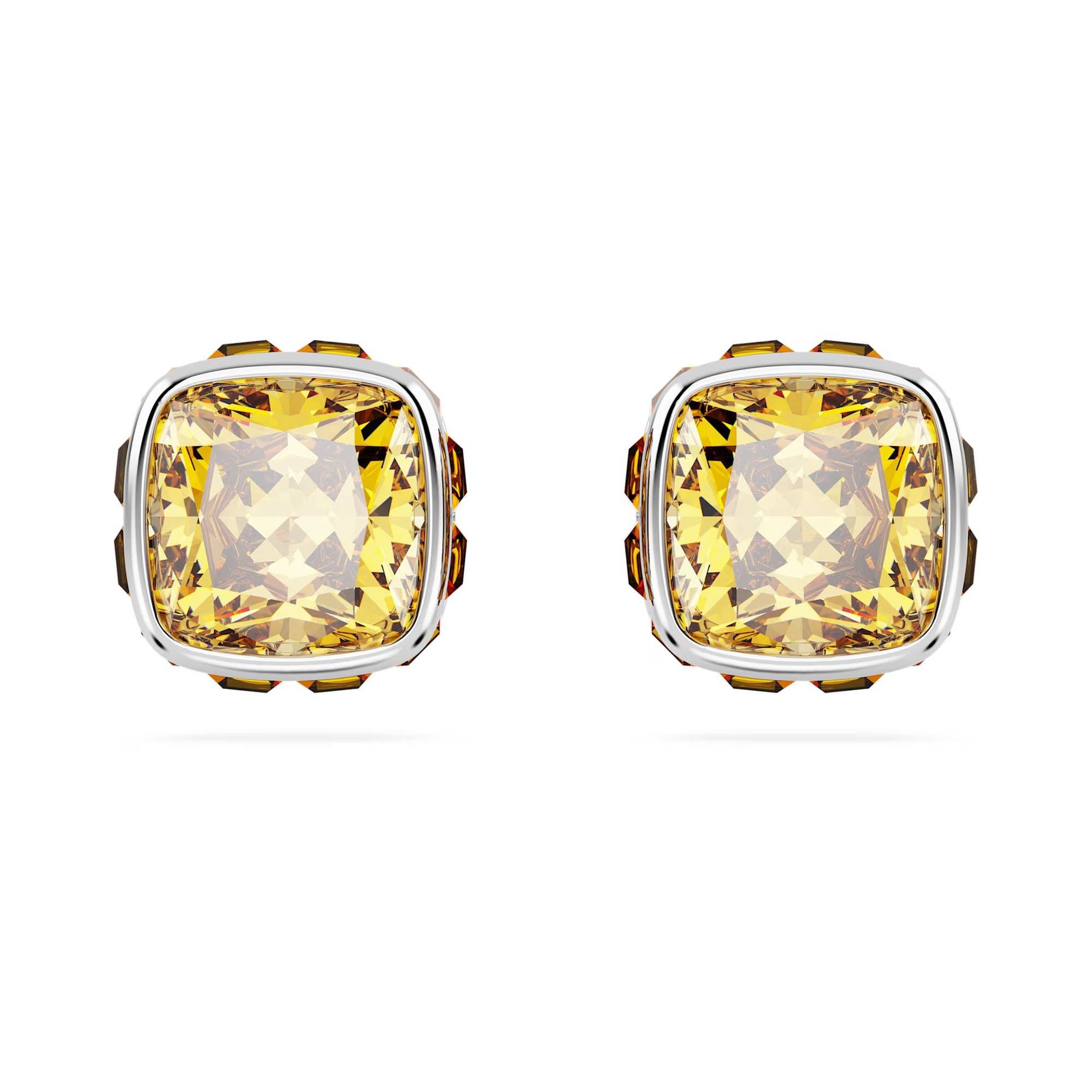 Swarovski Paar Ohrstecker Birthstone Stud Earrings Square Cut November