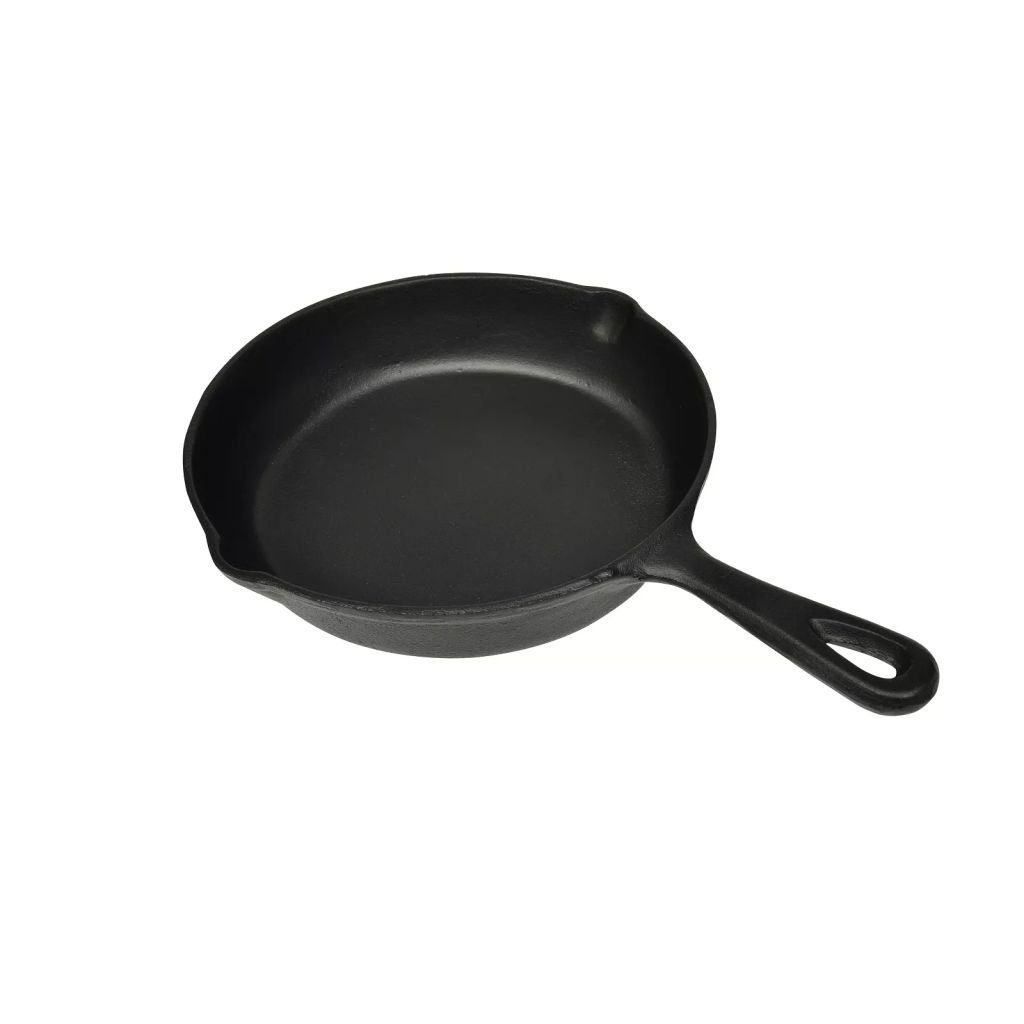 vidaXL Grillbesteck-Set BBQ Bratpfannen-Set 3-tlg Gusseisen