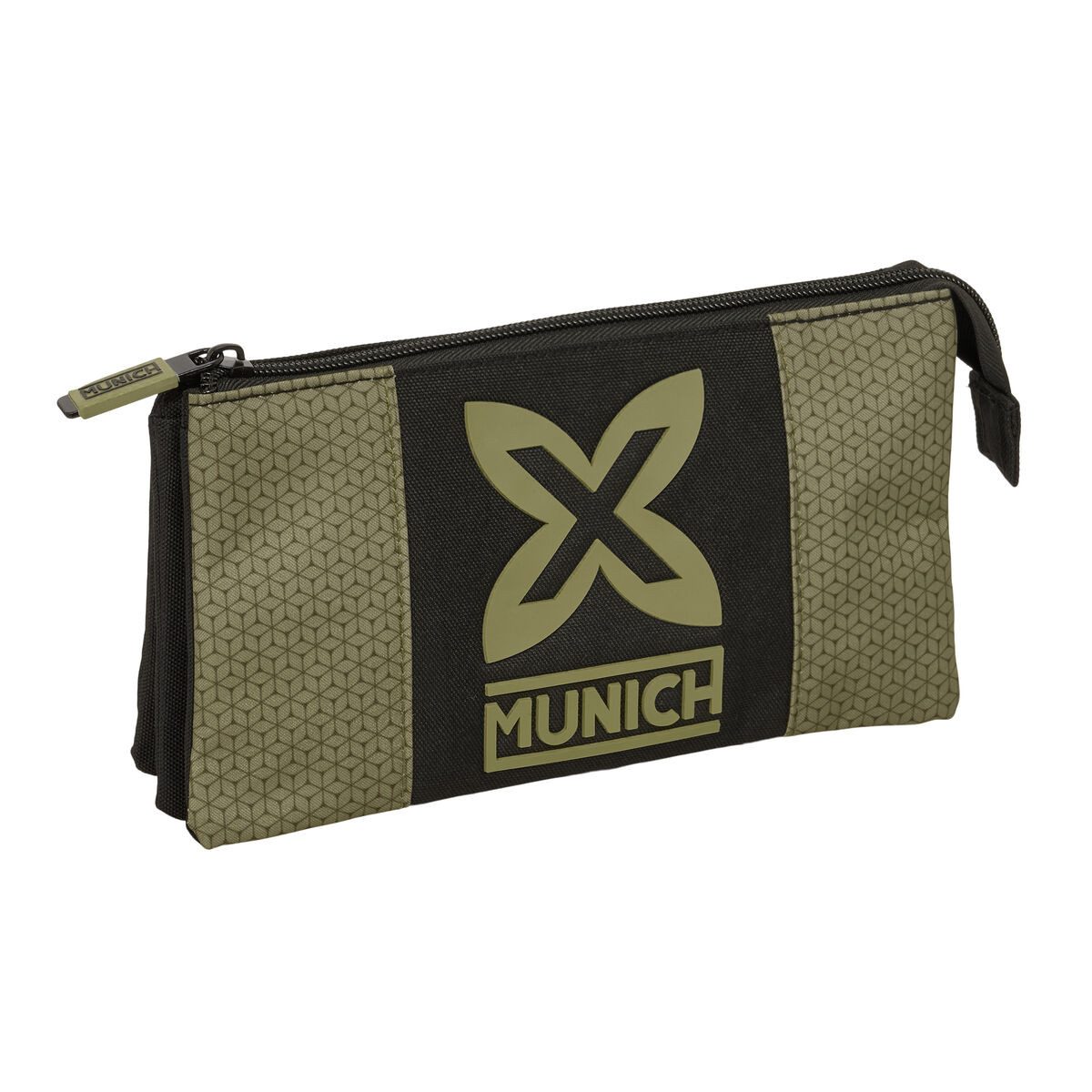 Munich Rucksack 22 x 12 x 3 cm Kinder Rucksack Munich West Schwarz grün 22x12x3 cm