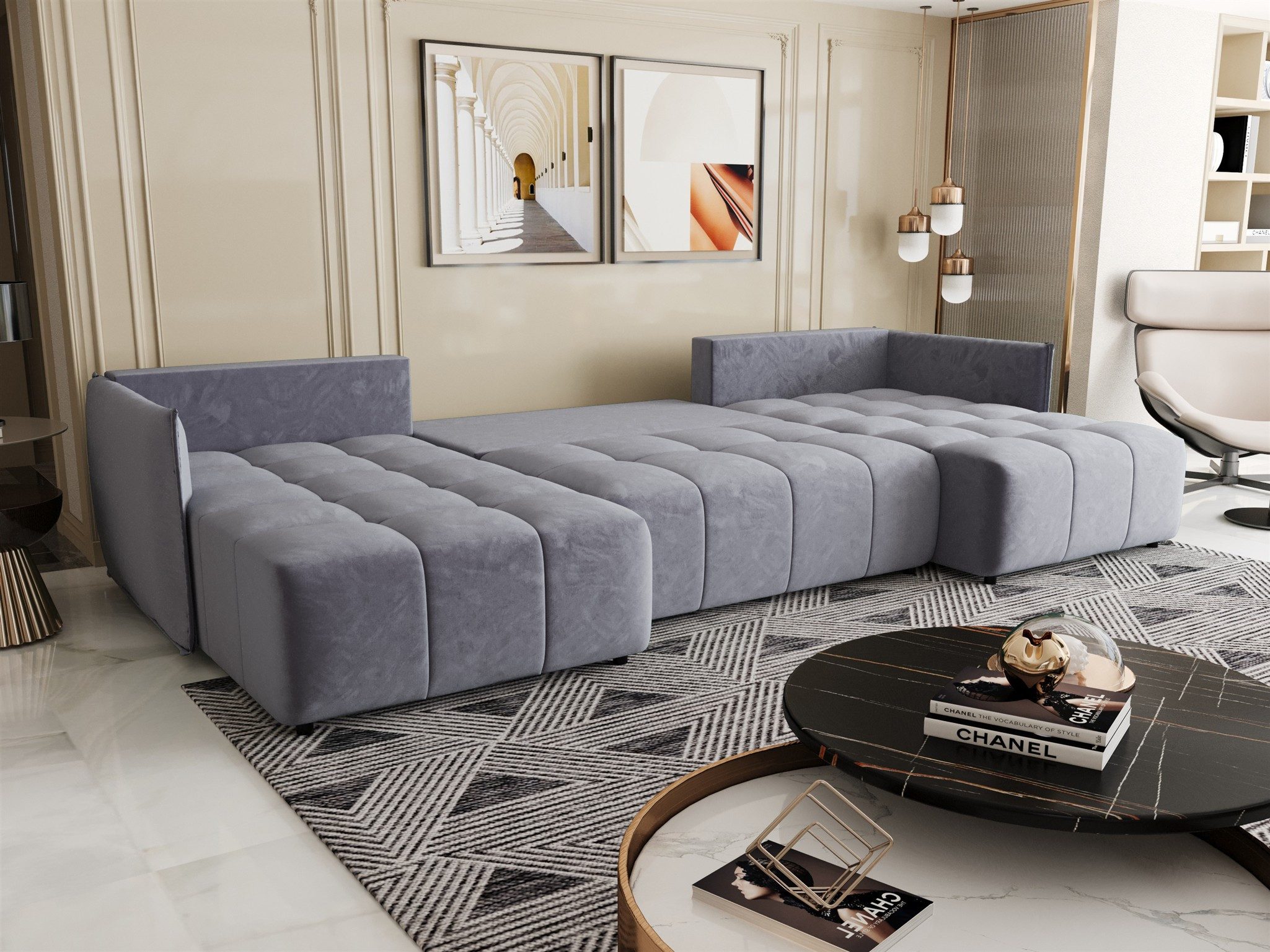 Fun Möbel Wohnlandschaft Sofa TREVISO in günstig online kaufen
