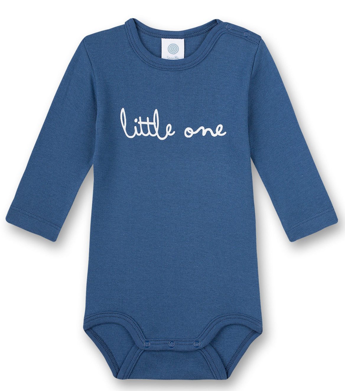 Sanetta Langarmbody Baby Body Langarm Baumwolle Print Little One