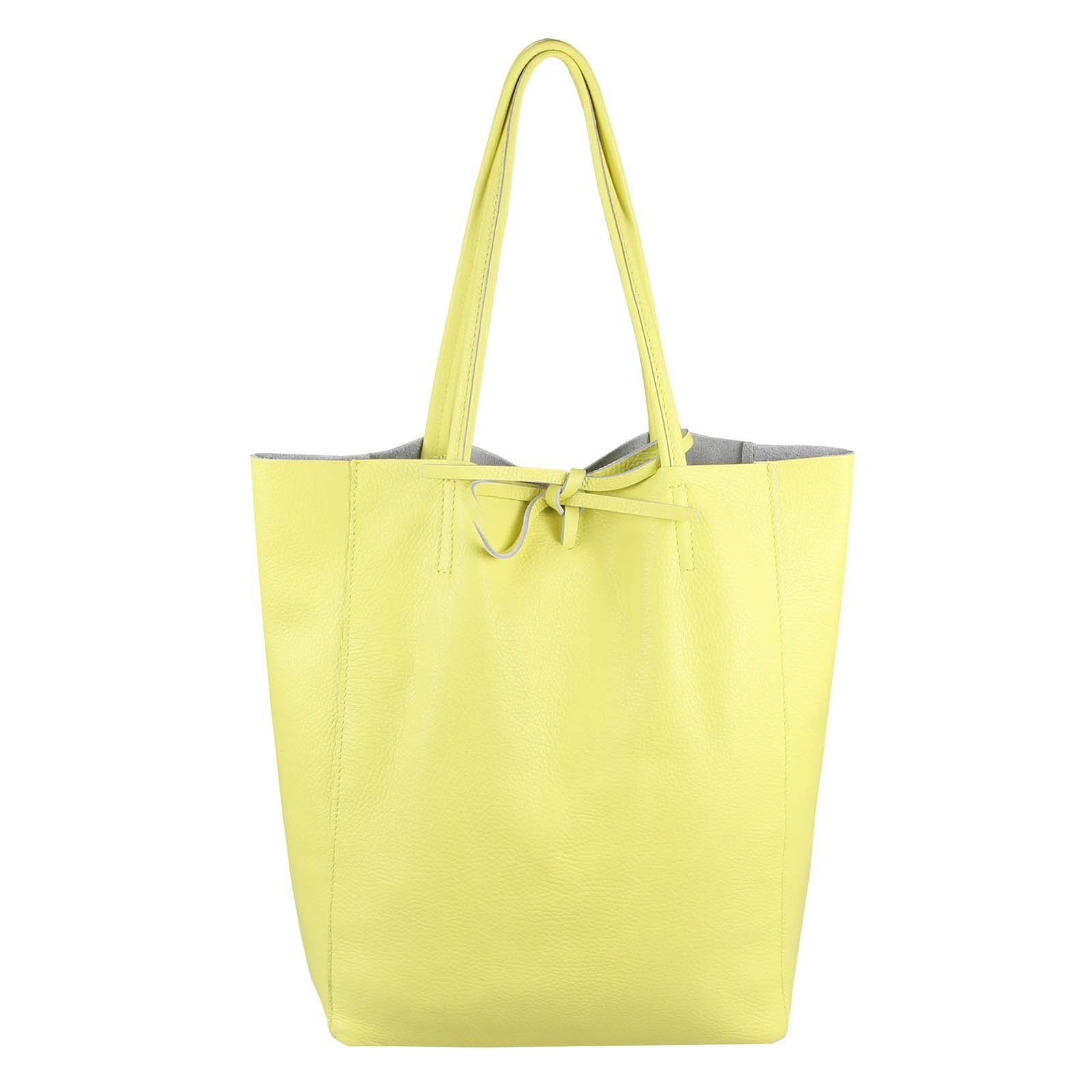 ITALYSHOP24 Schultertasche Made in Italy Damen Premium Leder SHOPPER Tasche HOBO Umhängetasche, Echtleder Business Bag leicht groß klassisch sicher geräumig Beutel