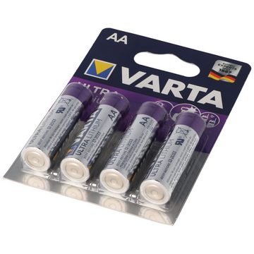 VARTA Varta Ultra Lithium Mignon AA, Varta Lithium Batterien, 6106, 1,5V, 4 Batterie