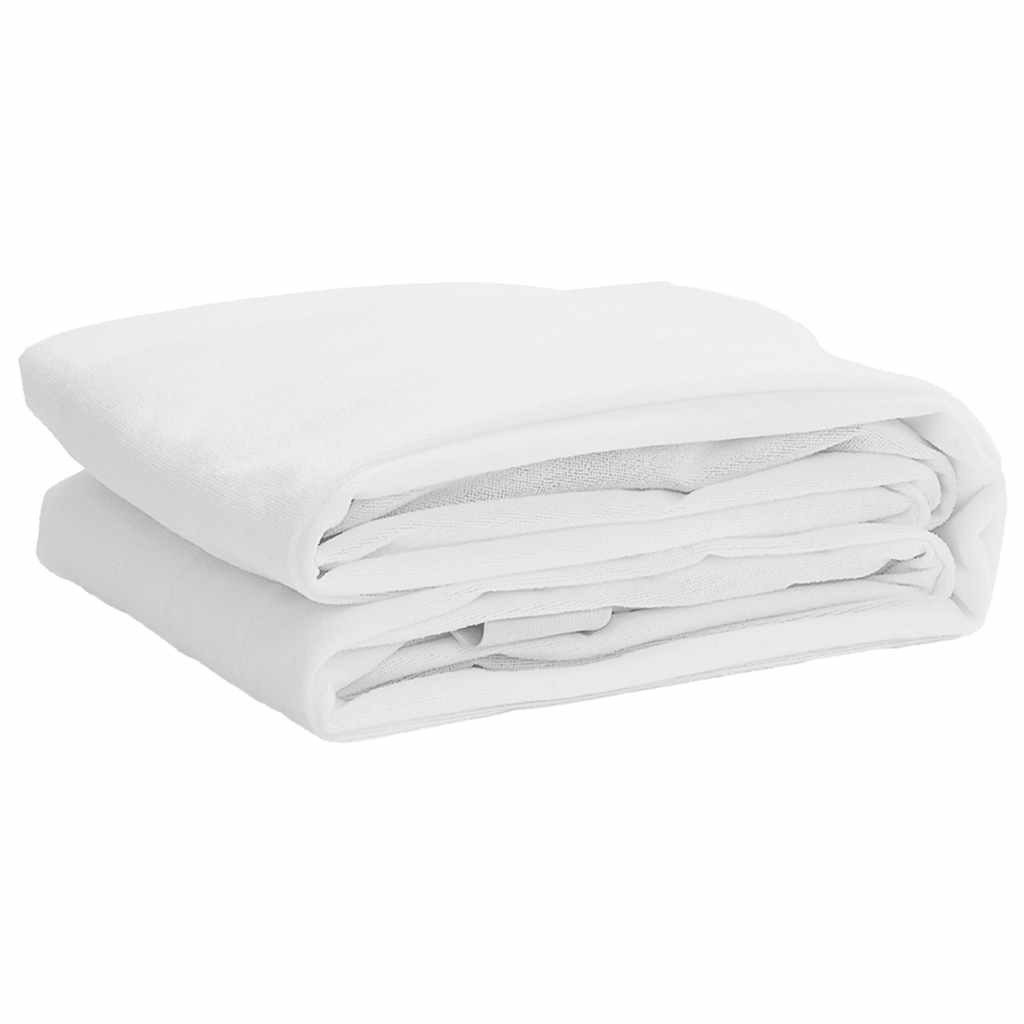 Boxspringmatratze Matratzenschoner Weiß 180x220 cm Wasserdicht, vidaXL