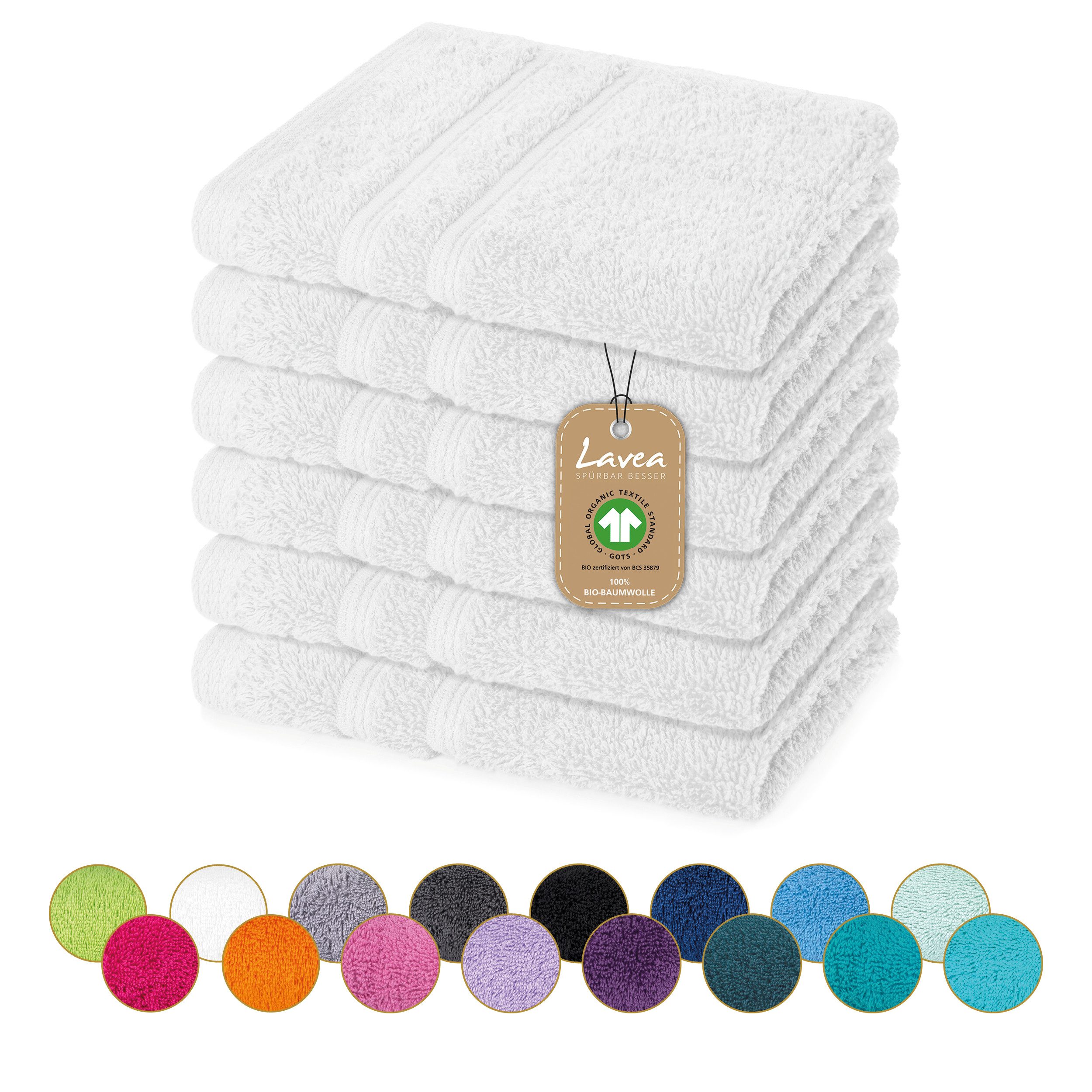 Lavea Seiftuch Bali Seiftücher, Waschlappen Frottee 30x30 cm, Weiches Bio-B günstig online kaufen