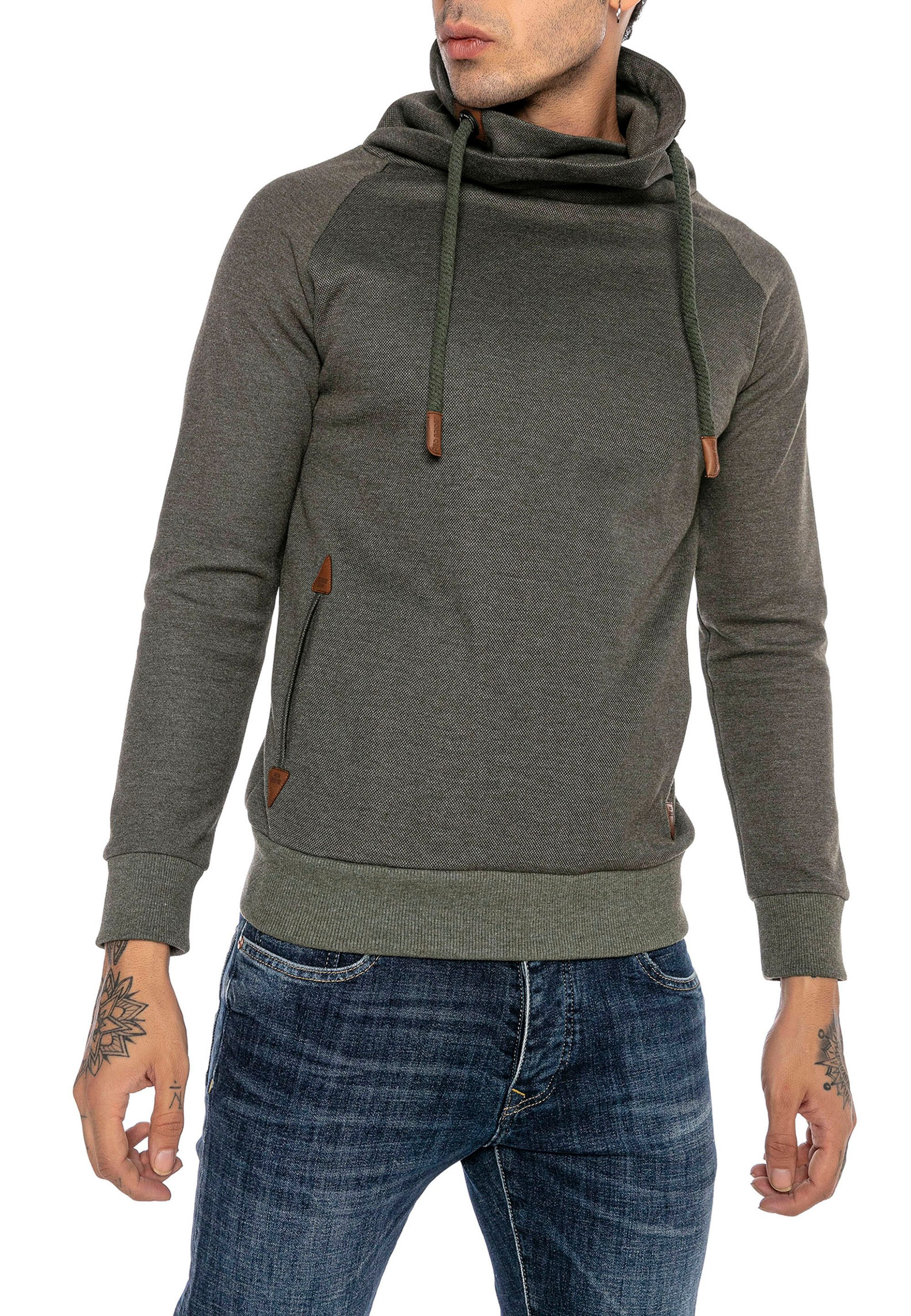 Sweatshirt mit Schalkragen - Bequemer Pullover für Freizeit und Alltag