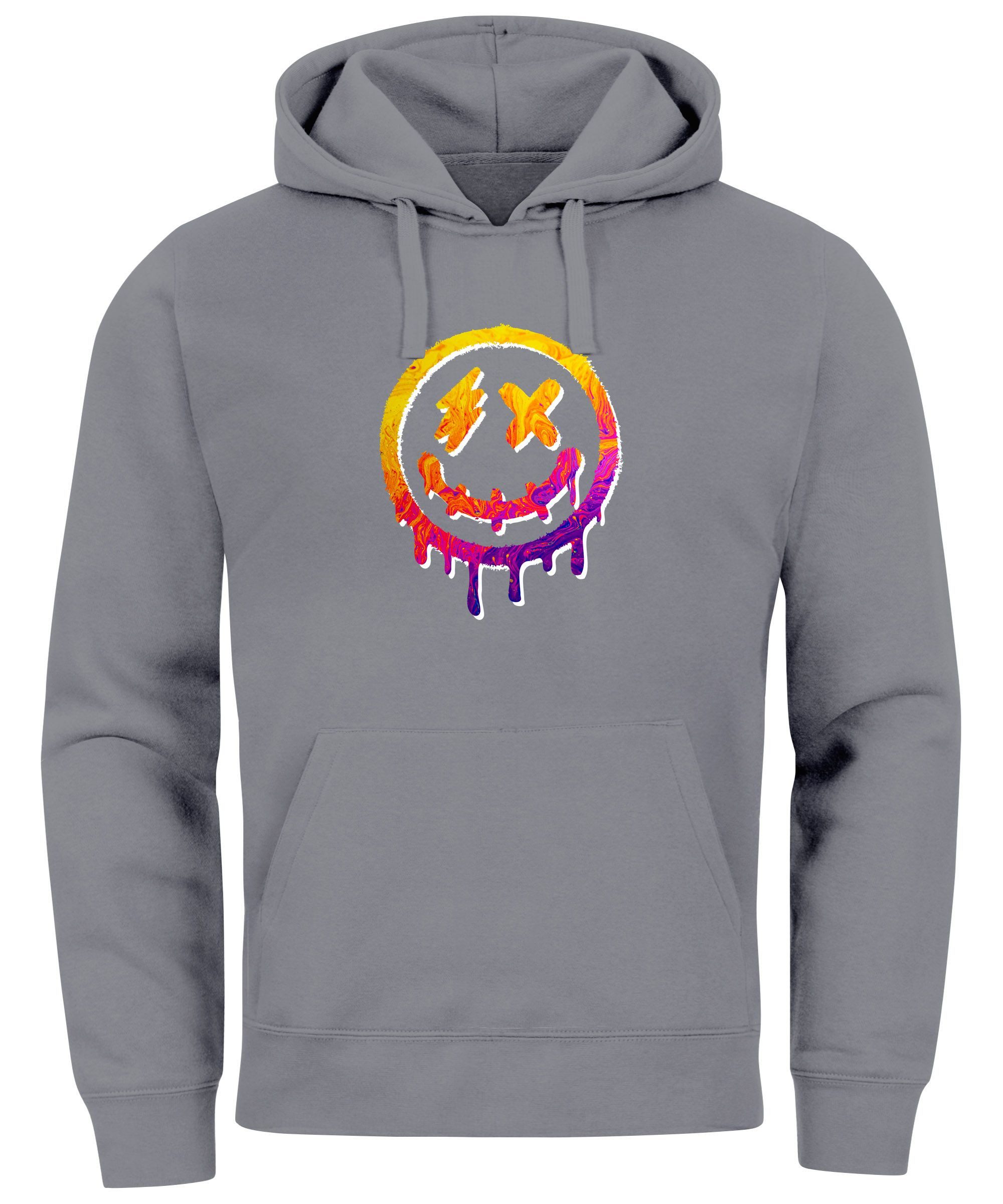Neverless Hoodie Hoodie Herren Print Drip günstig online kaufen