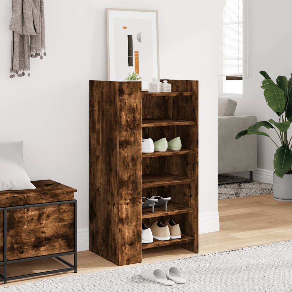 vidaXL Schuhregal Schuhschrank Räuchereiche 52x37,5x100 cm günstig online kaufen