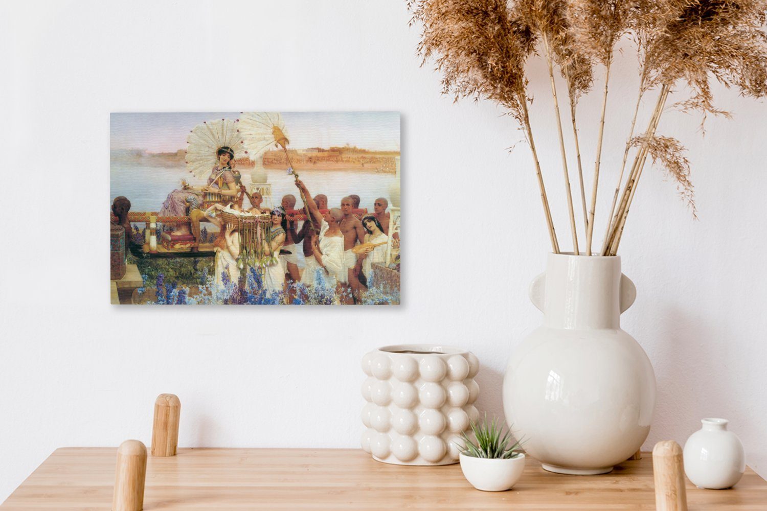 OneMillionCanvasses® Leinwandbild Auf der Suche Tadema, 30x20 St), Lawrence Moses Wanddeko, Alma nach (1 - cm Leinwandbilder, Wandbild Aufhängefertig