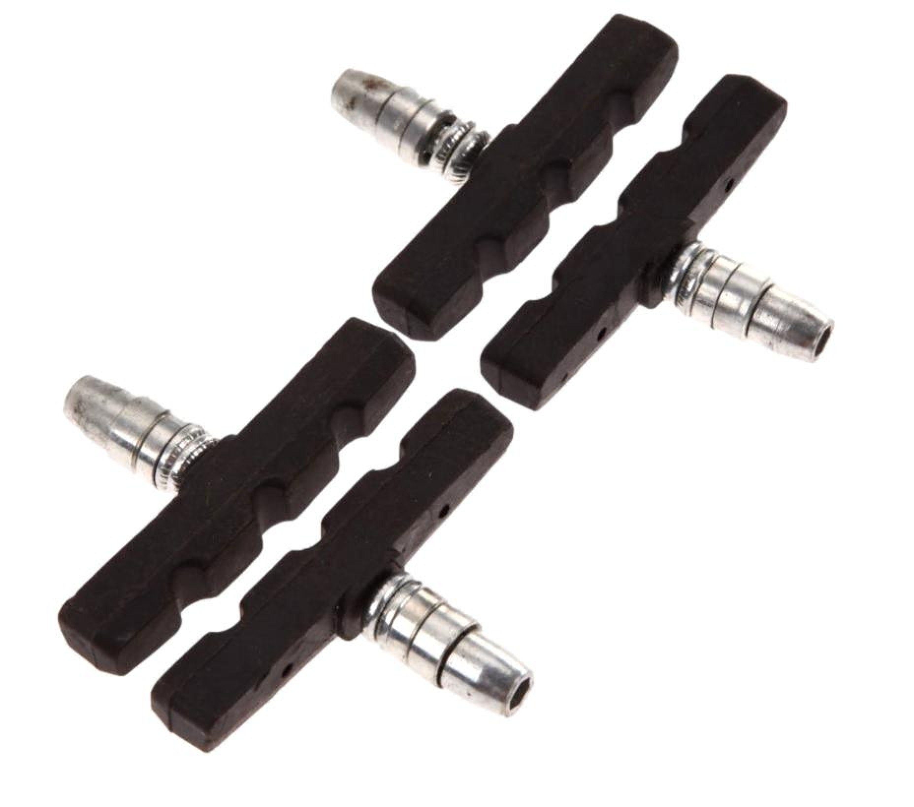 BAYLI V-Brake 4 Stück Fahrrad Тормоза Set für Shimano, 2 Paar Bremsschuhe schwarz