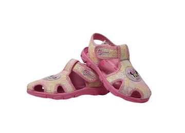 Disney Minnie Maus Sandale rosa, mit Klettverschluss