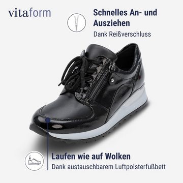 vitaform Damenschuhe Sneaker Leder/Stretch Sneaker