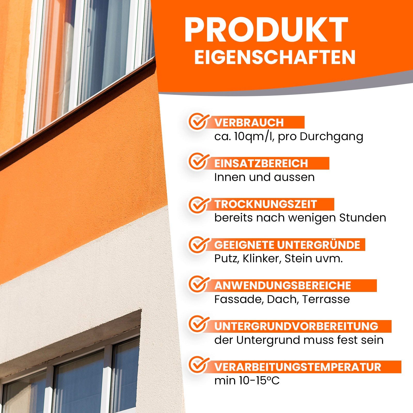 BEKATEQ BE-680 Fassadenreiniger Set Steinbodenreiniger (Algenentferner + Sprühflasche + Vliestuch, [- Set 1L reicht aus für 10qm)