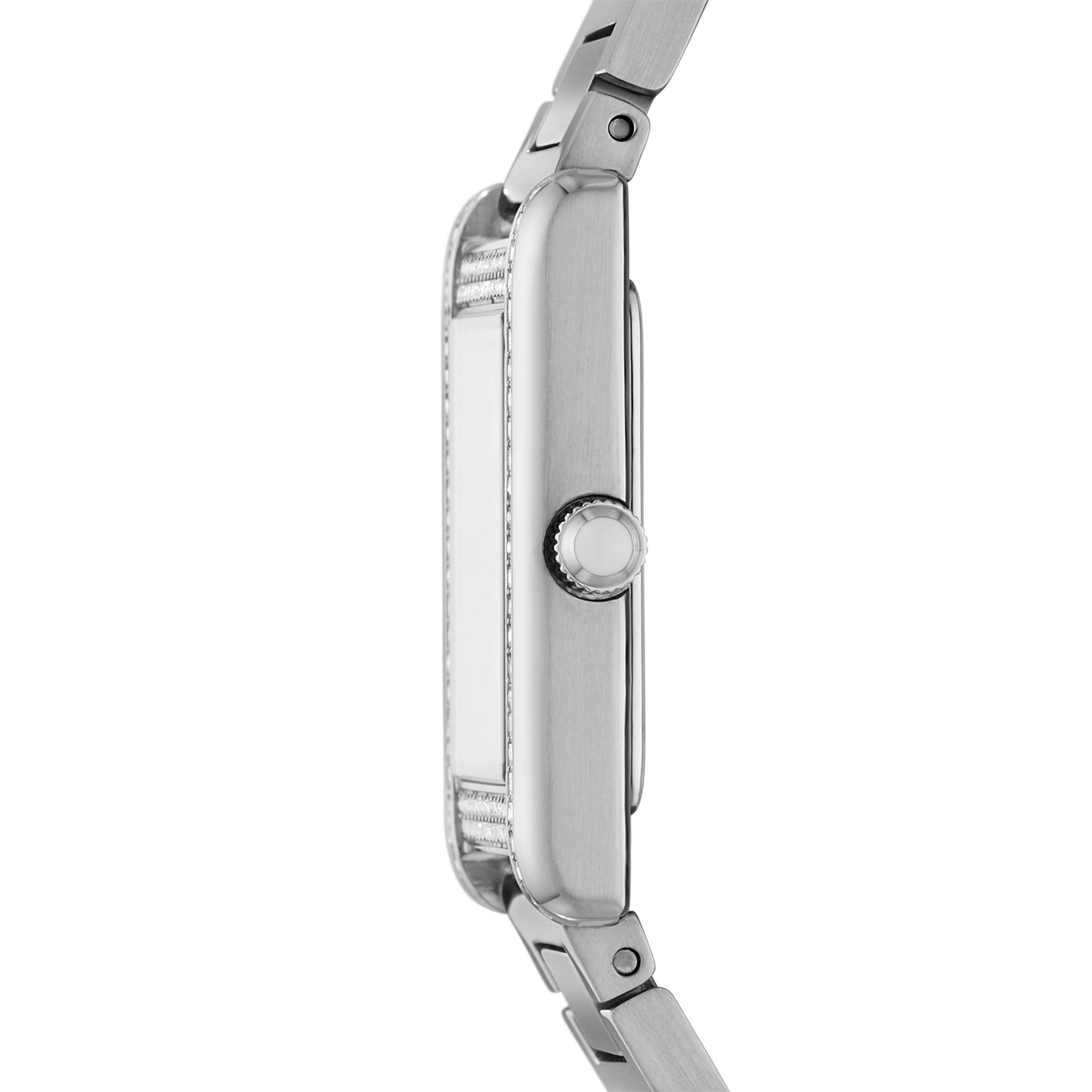 Emporio Armani Quarzuhr AR11796, Armbanduhr, Damenuhr, Edelstahlarmband, analog, Glassteine