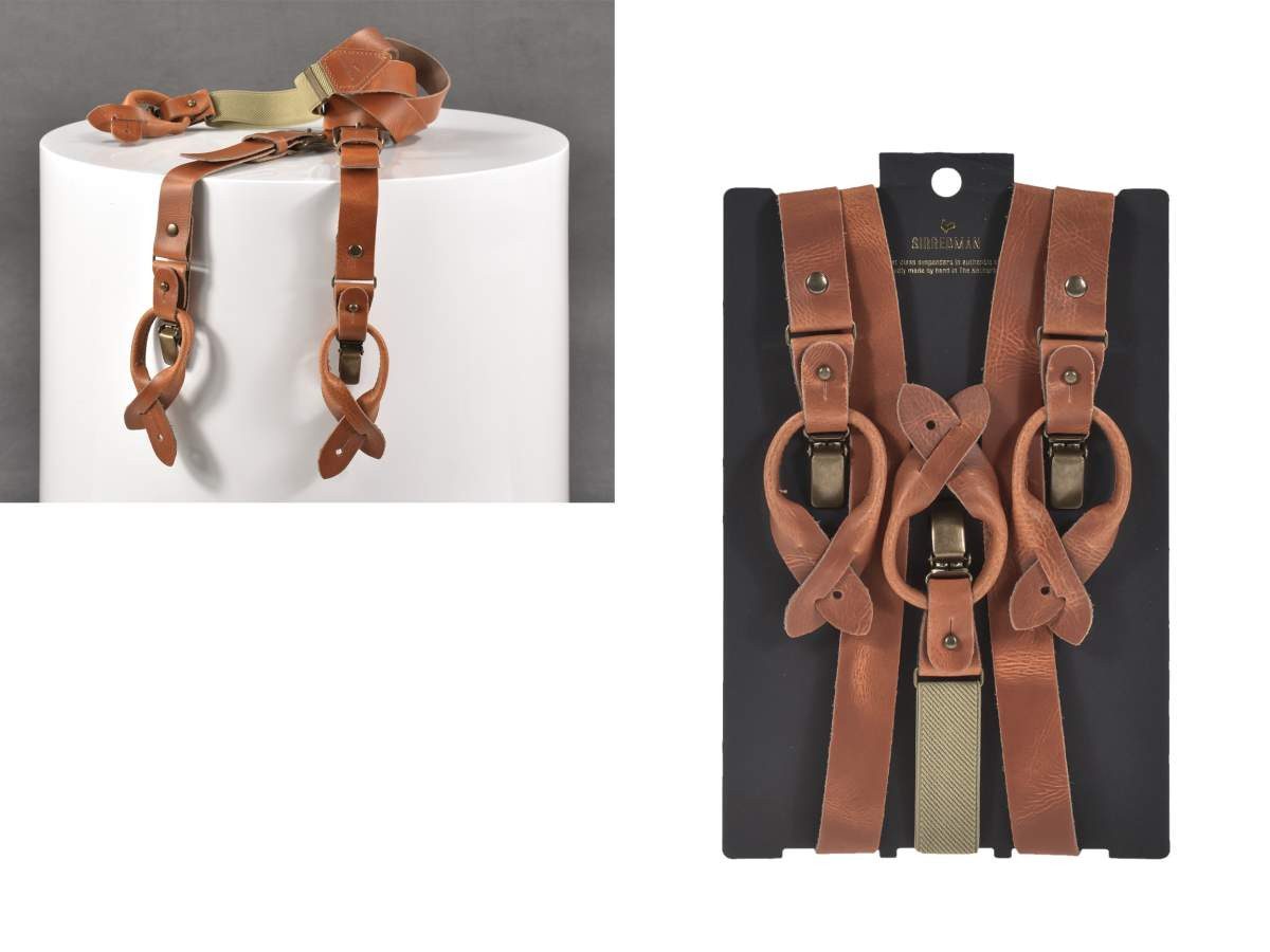 Sir Redman Hosenträger Leather Holländer Y-Form günstig online kaufen
