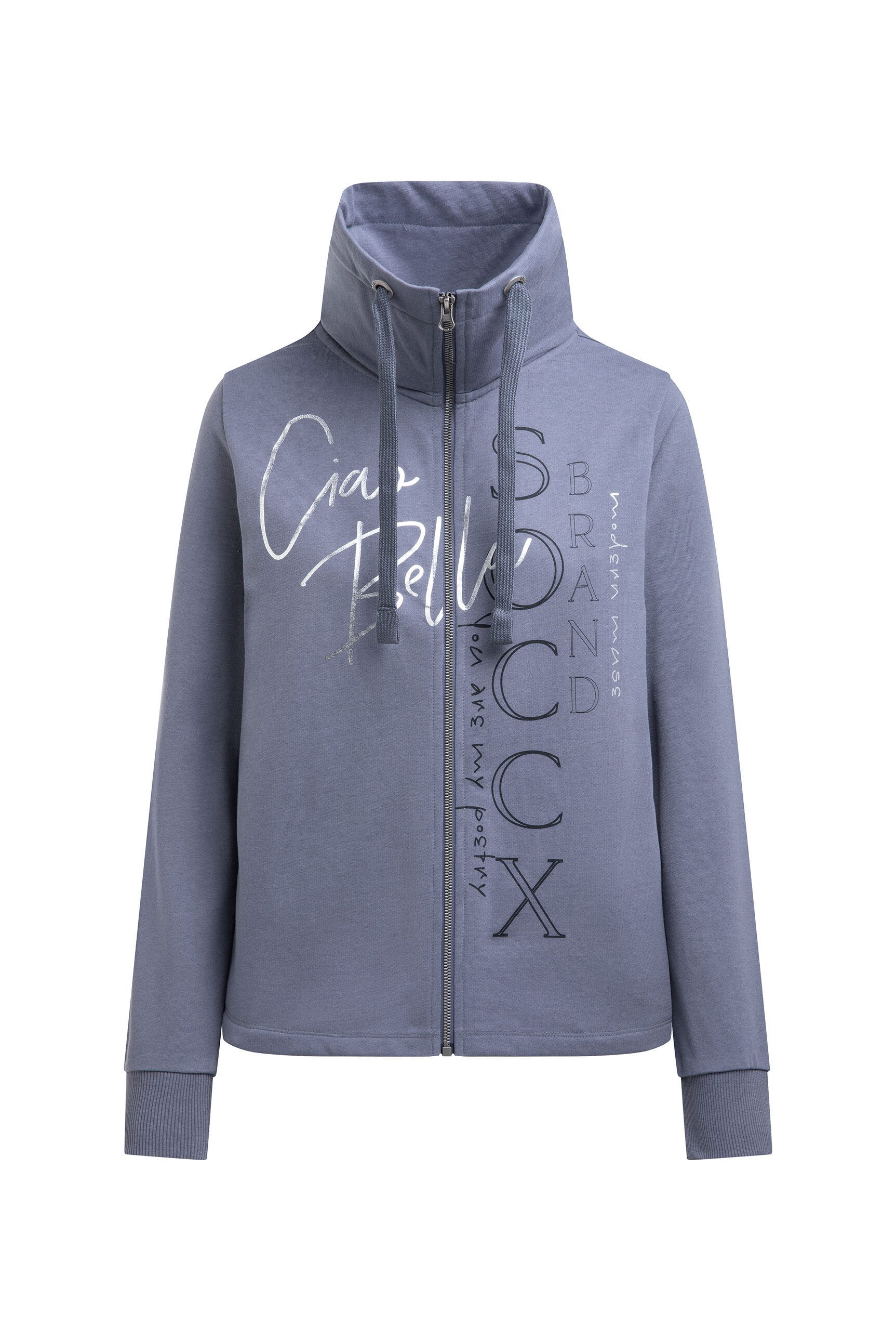 SOCCX Sweatjacke mit Stehkragen
