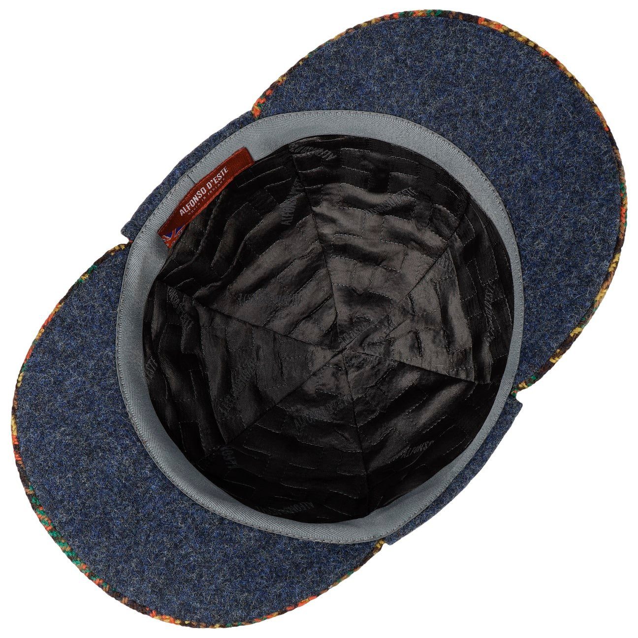 Alfonso D´Este Baseball Cap (1-St) Wollcap Hinten geschlossen, Made in Italy