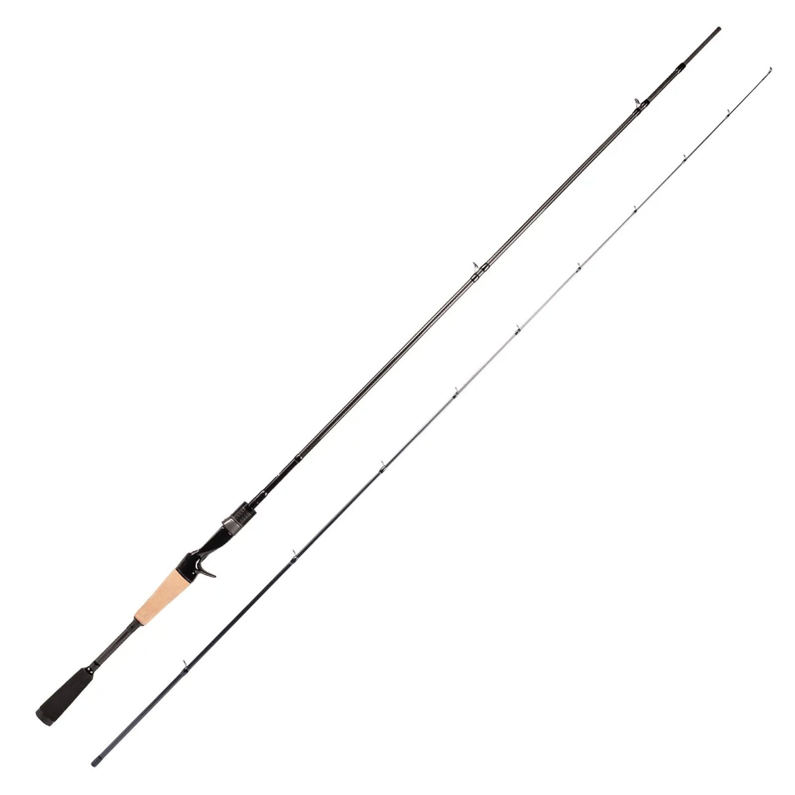 Zeck Fishing Baitcasterrute, (2-tlg), Zeck Barsch Alarm Cast Twitch & Play ML 208cm 5-15g Baitcastrute