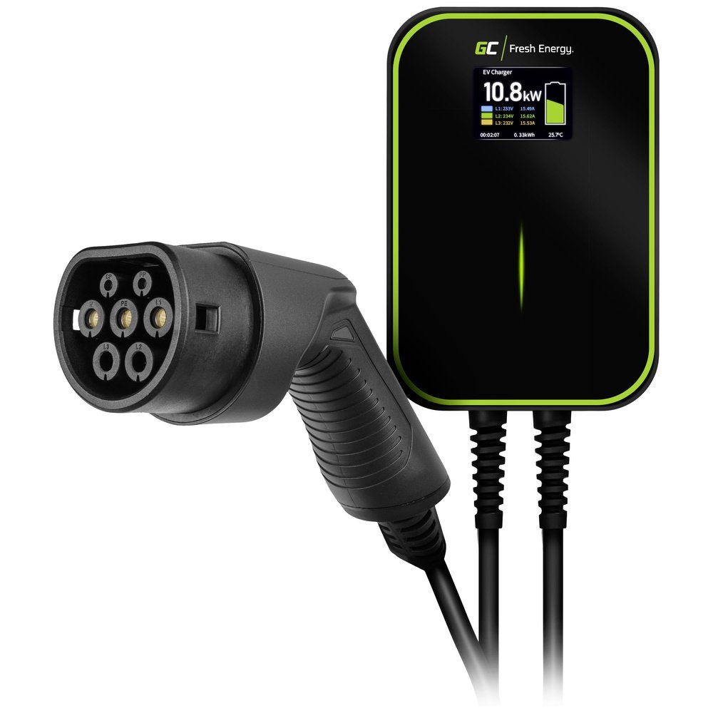 Green Cell Elektroauto-Ladestation Green Cell EV PowerBox Wallbox Typ 2 32 A Anzahl Anschlüsse 1 22 kW