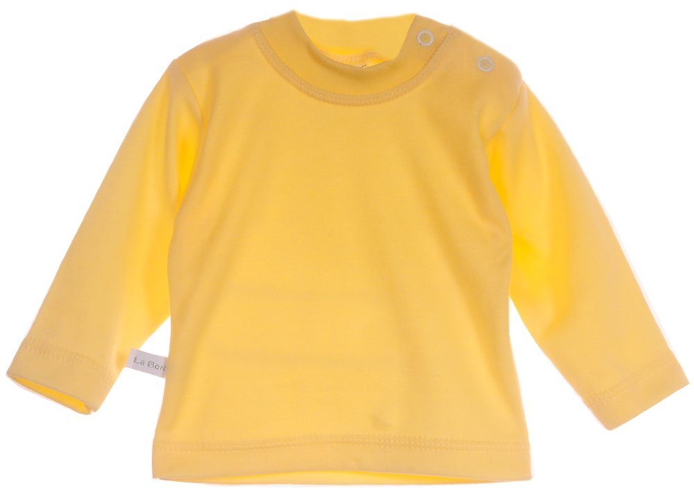La Bortini Langarmshirt 62 74 68 Langarmshirt 44 80 56 50 T-Shirt gelb Baby