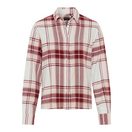 Laura Scott Hemdbluse Casual-Stil, mit Karomuster, aus kuschelweicher Flanell-Baumwolle