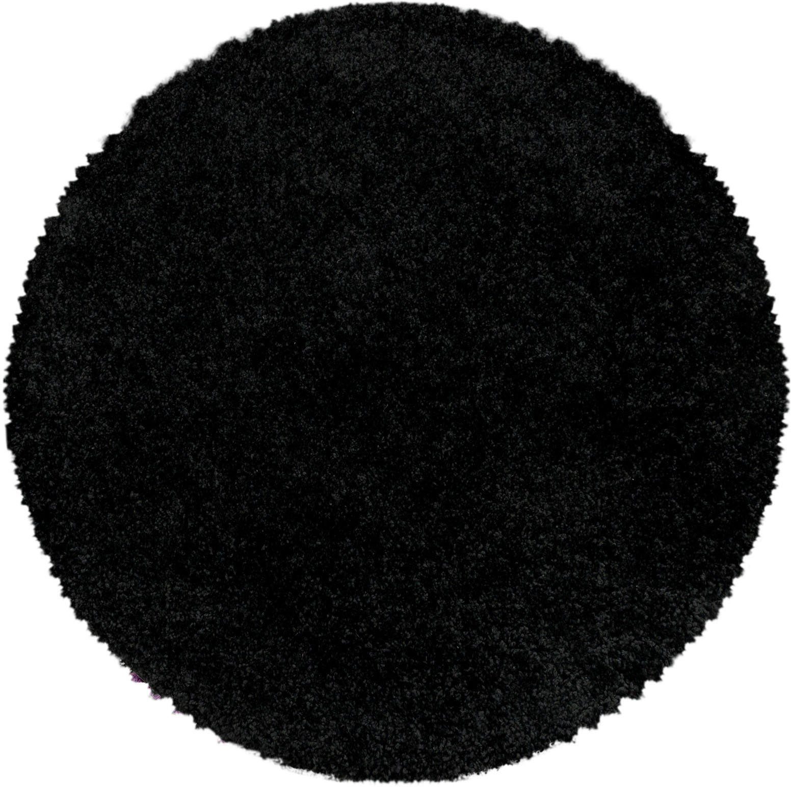 Ayyildiz Teppiche Hochflor-Teppich SYDNEY 3000, rund, Höhe: 30 mm, Shaggy, Langflor, uni, auch in rund, Wohnzimmer