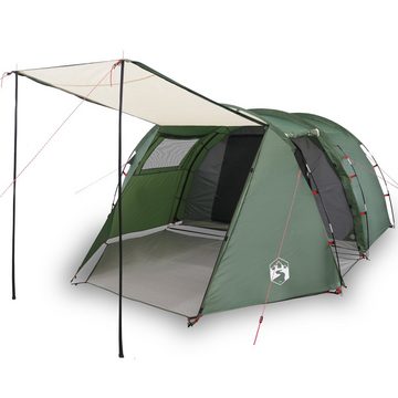 vidaXL Vorzelt Campingzelt 4 Personen Grün 420x260x153 cm 185T Taft