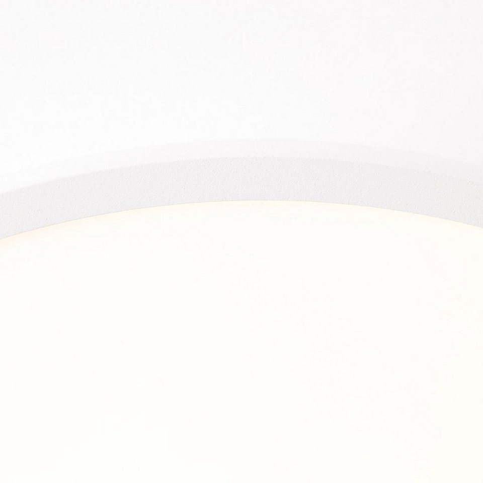 Brilliant Deckenleuchte Buffi, 2700K, Lampe Buffi LED Deckenaufbau-Paneel  45cm sand/weiß/warmweiß 1x 30W L
