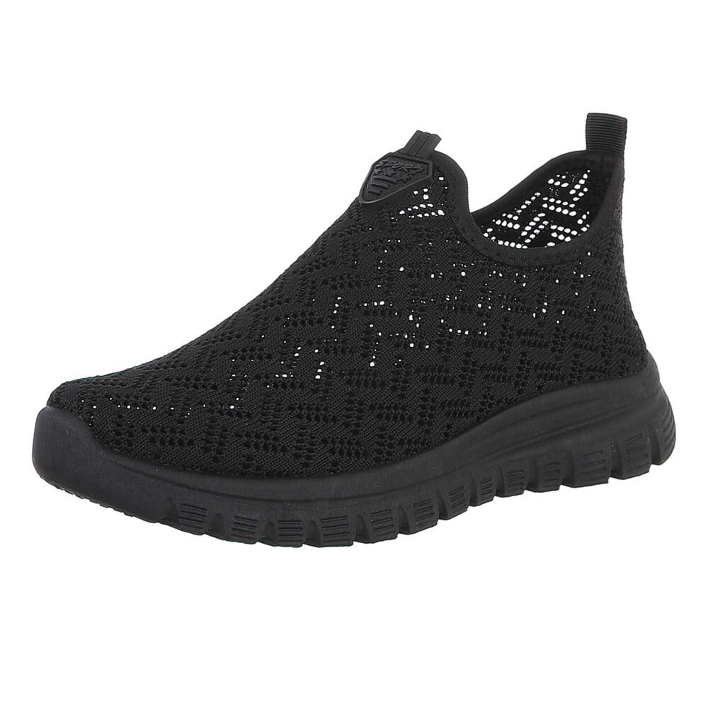 Sportlicher Damenschuh mit atmungsaktivem Obermaterial Slip-On Sneaker