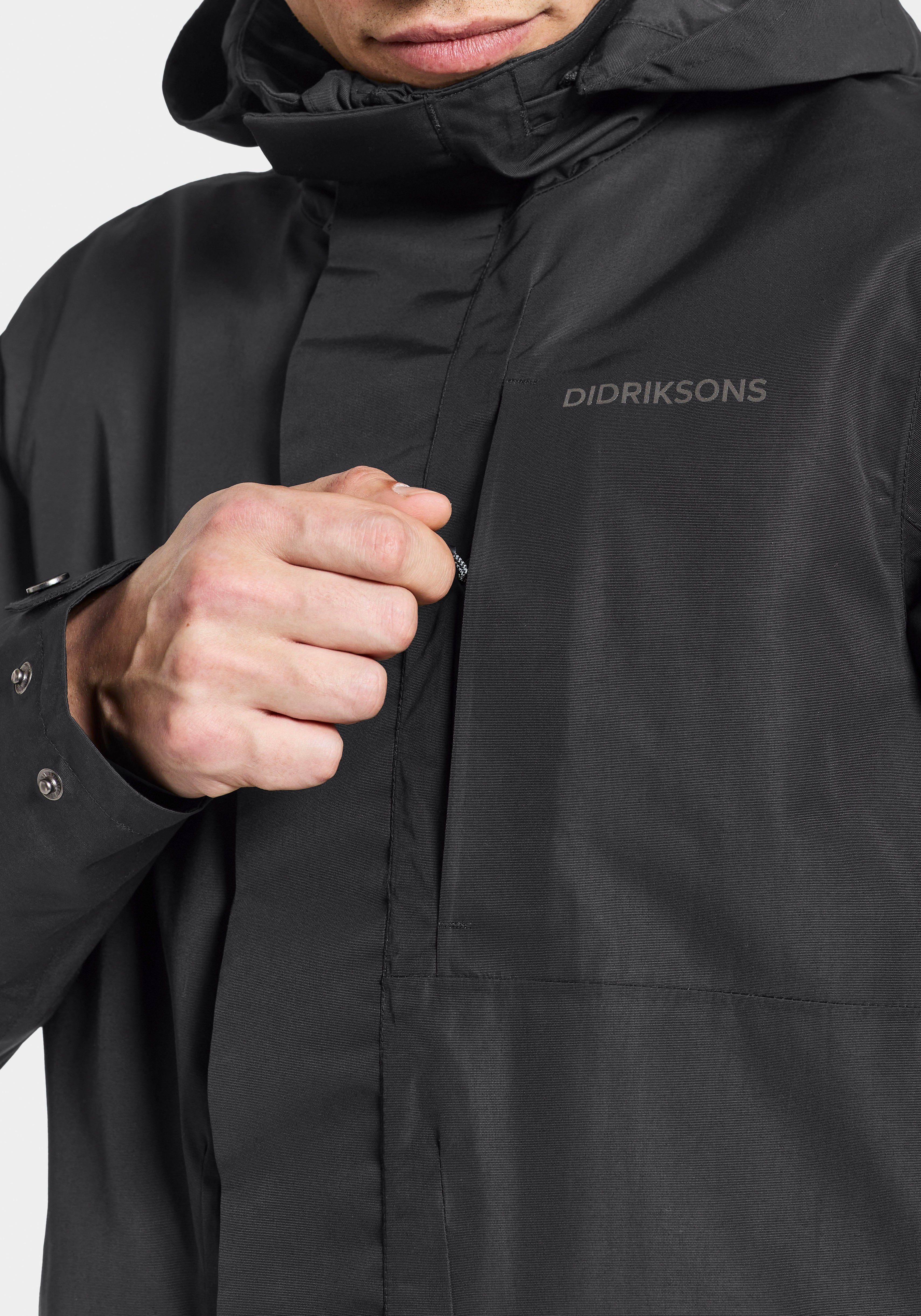 Didriksons Funktionsparka ANDREAS USX PARKA Black