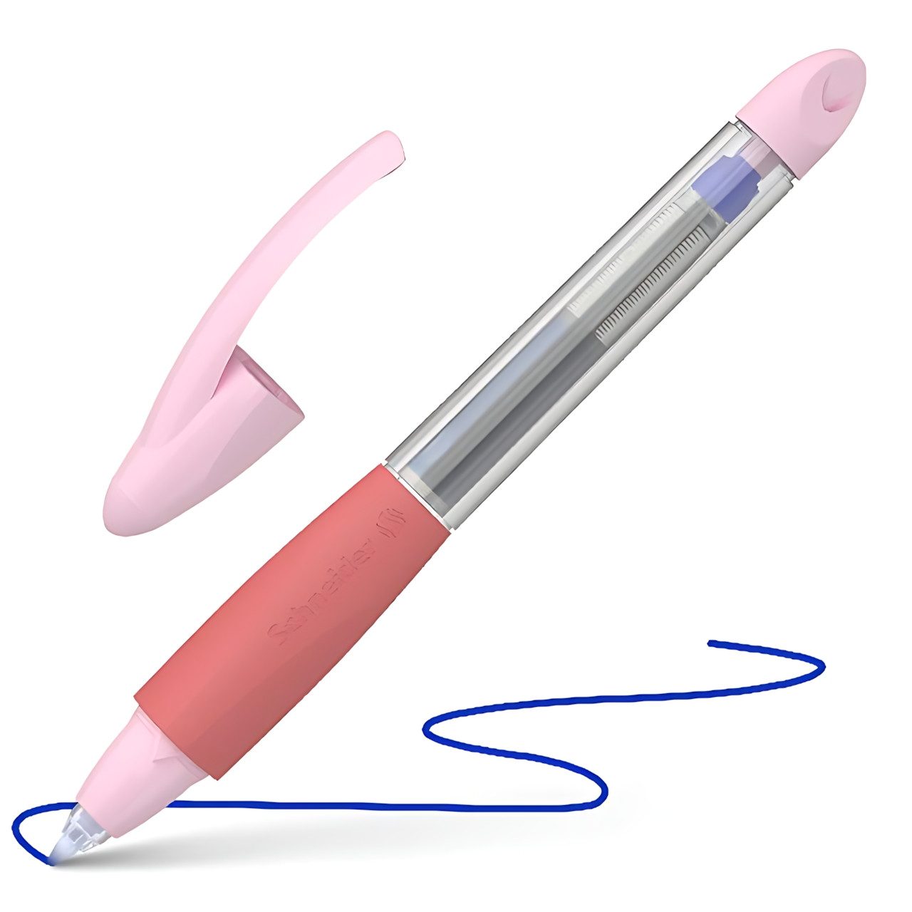 SCHNEIDER Tintenroller Schneider Tintenroller Base Ball rosa-rot