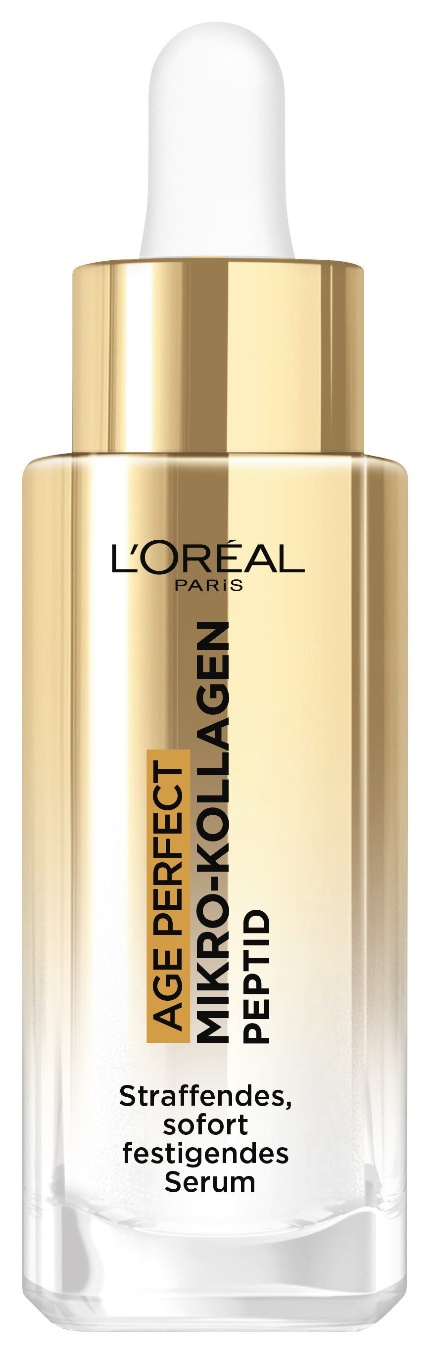 L'ORÉAL PARIS Anti-Falten-Serum AGE PERFECT MIKRO-KOLLAGEN SERUM, für Gesicht und Hals, leichte Fluid-Textur