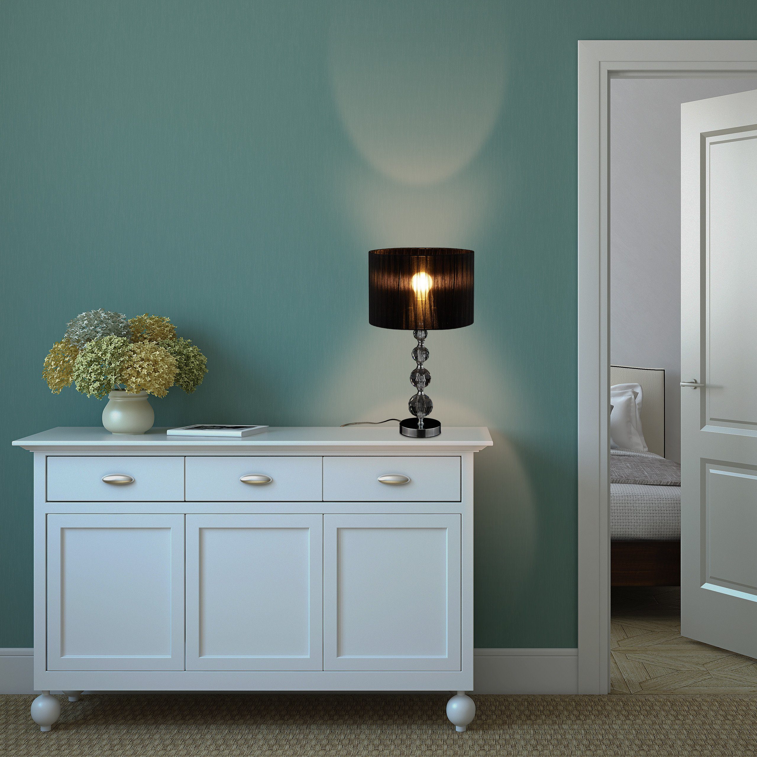 relaxdays Tischleuchte Tischlampe Kristall günstig online kaufen