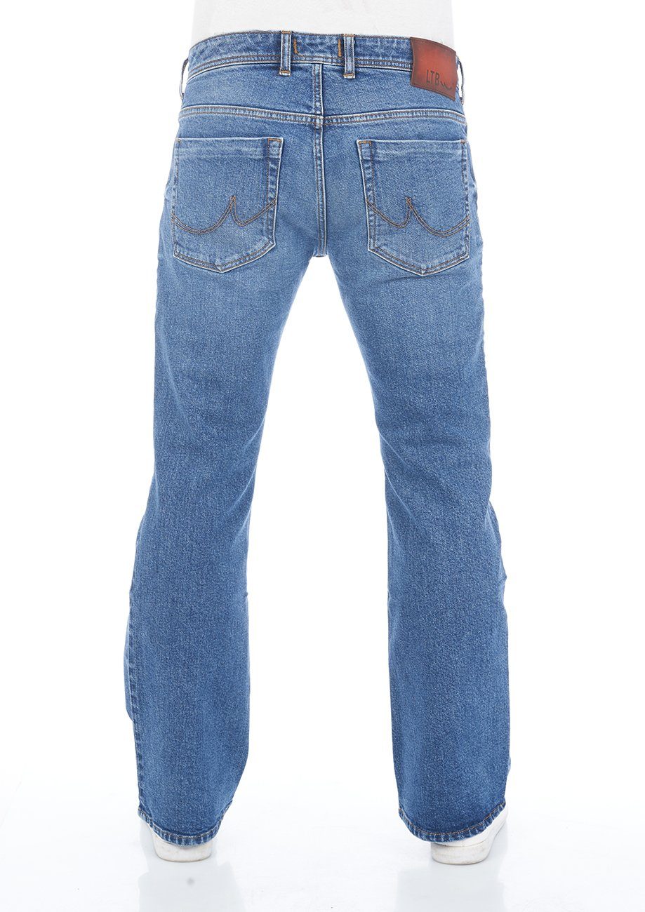 Stormi LTB Jeanshose Cut Timor Wash Herren Hose Stretch Bootcut-Jeans Boot Denim mit (53941)