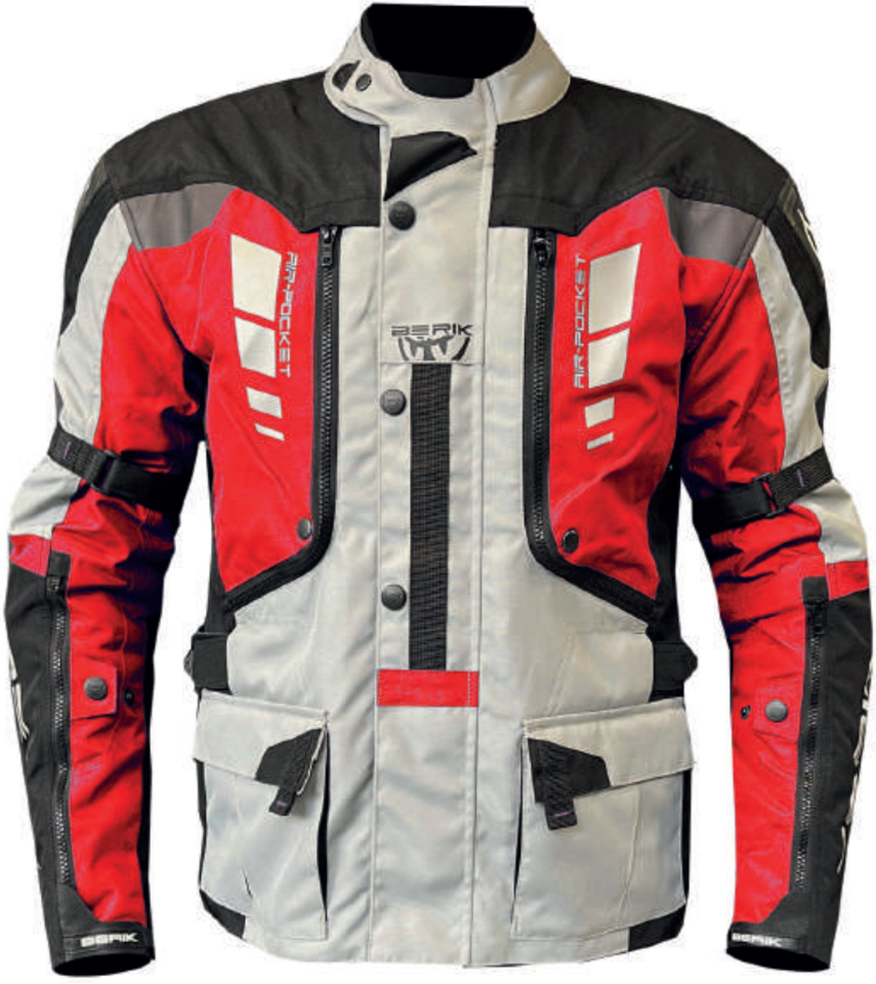 Berik Motorradjacke Ferpho wasserdichte Motorrad Textiljacke Verbindungsreißverschluss,Ellenbogenprotektoren enthalten,herausn