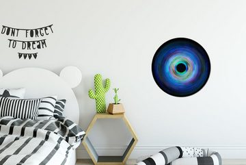 MuchoWow Wandsticker LED-Beleuchtung in Form eines Auges (1 St), Tapetenkreis für Kinderzimmer, Tapetenaufkleber, Rund, Wohnzimmer