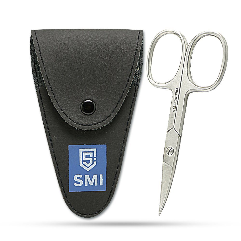 SMI Nagelschere Nagelschere gebogen Maniküre Schere Fingernägel Fußnägel, (1-tlg)