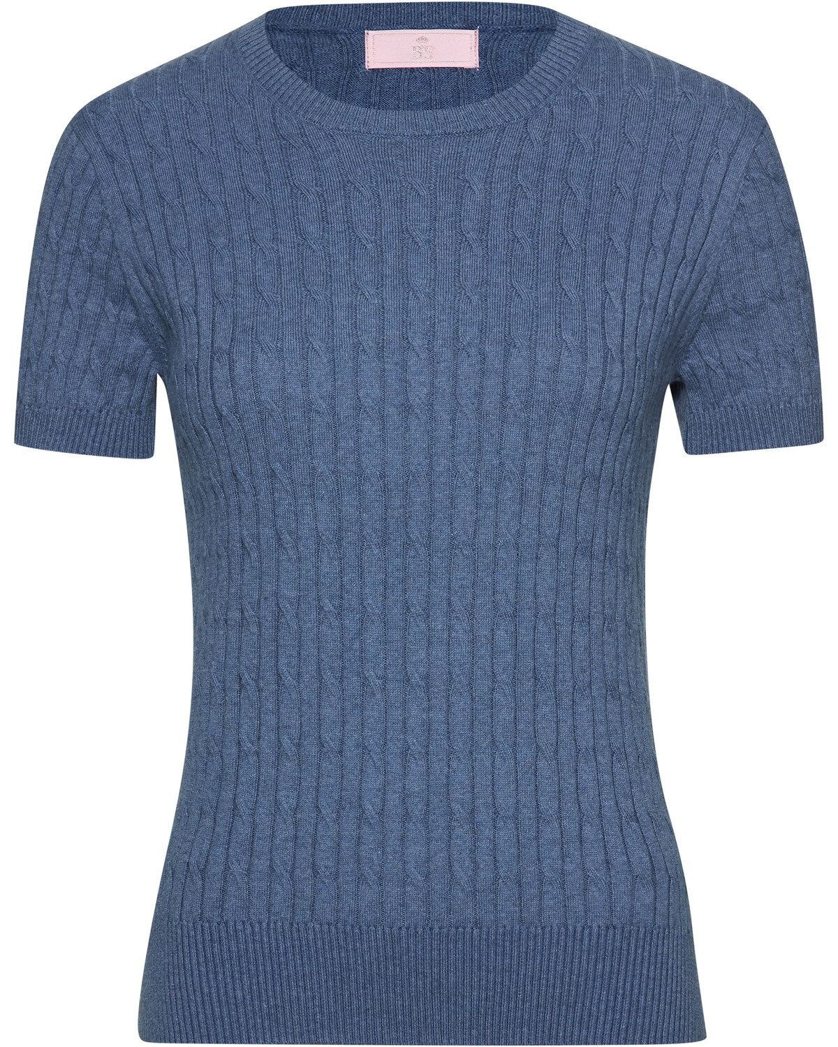 Brigitte von Schönfels Strickpullover Kurzarm-Pullover