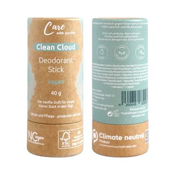 pandoo Körperpflegemittel Deo Stick Clean Cloud, vegan & plastikfrei