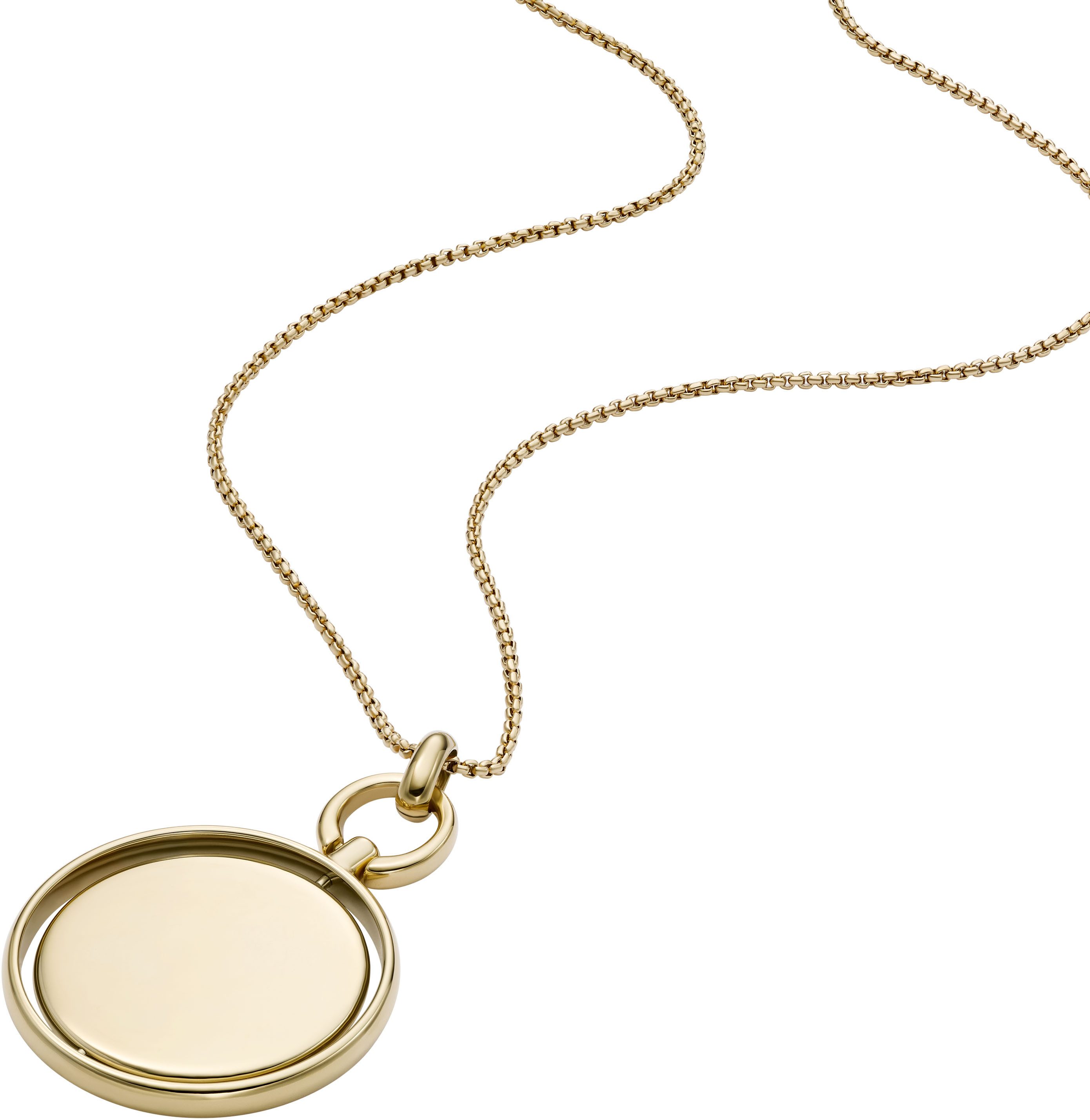 Fossil Kette mit Anhänger Schmuck Gesch...